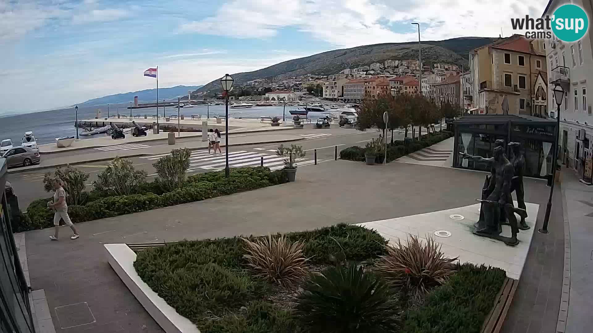 Spletna kamera v živo Senj riva – Hrvaška