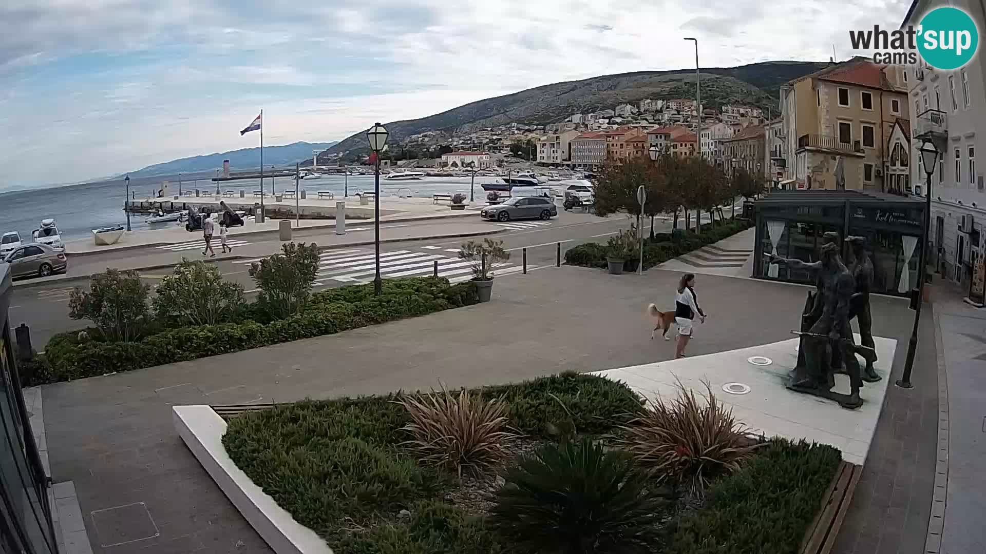 Live webcam Senj riva – fronte mare