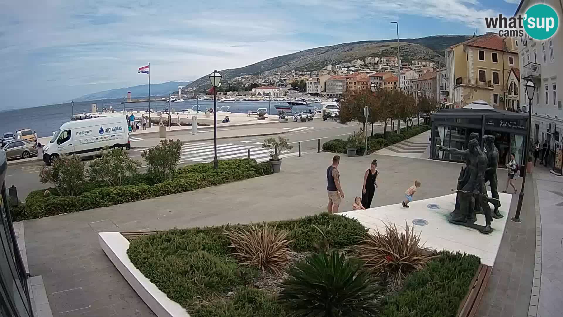 Webcam en vivo Senj riva – paseo marítimo