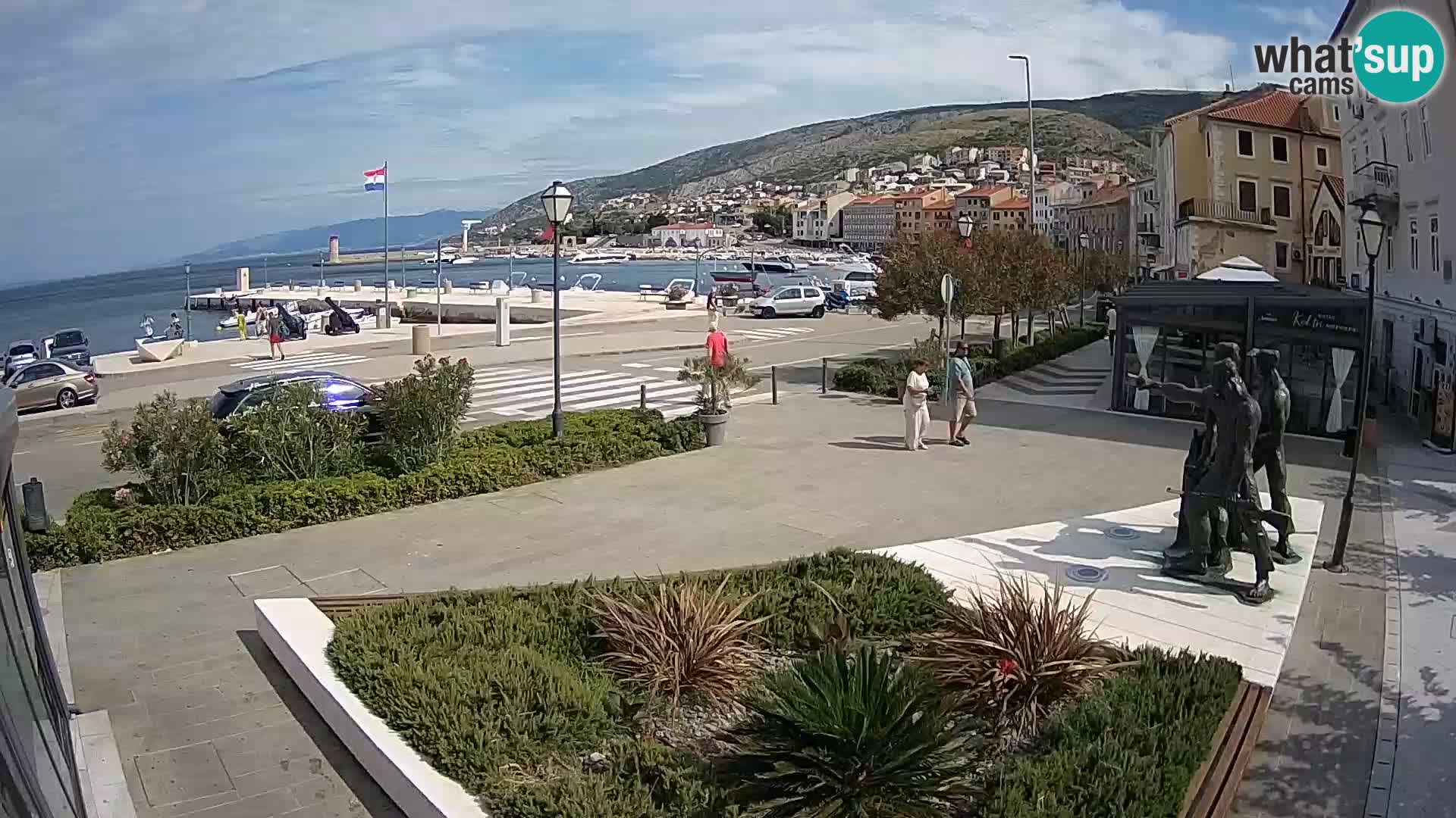 Live webcam Senj riva – fronte mare