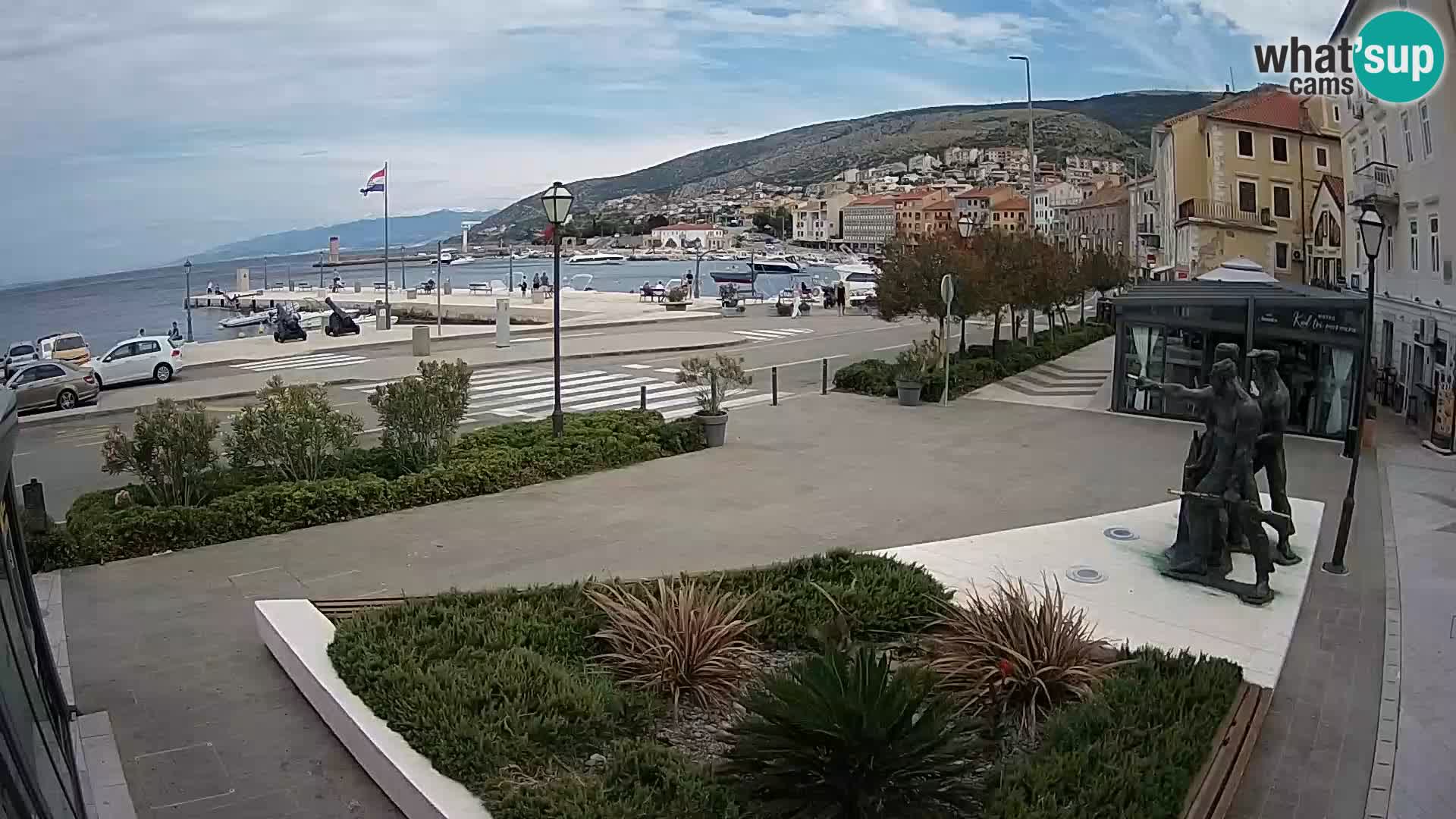 Webcam en vivo Senj riva – paseo marítimo