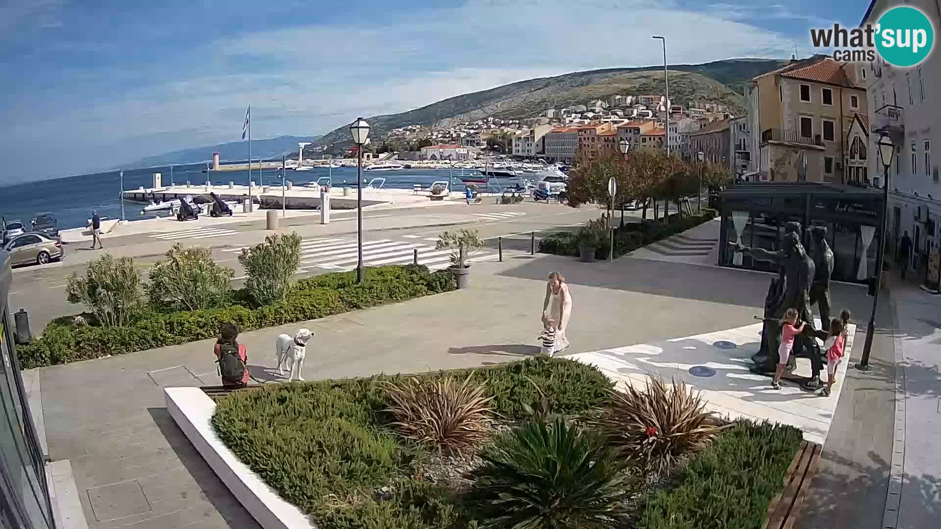 Live webcam Senj riva – fronte mare