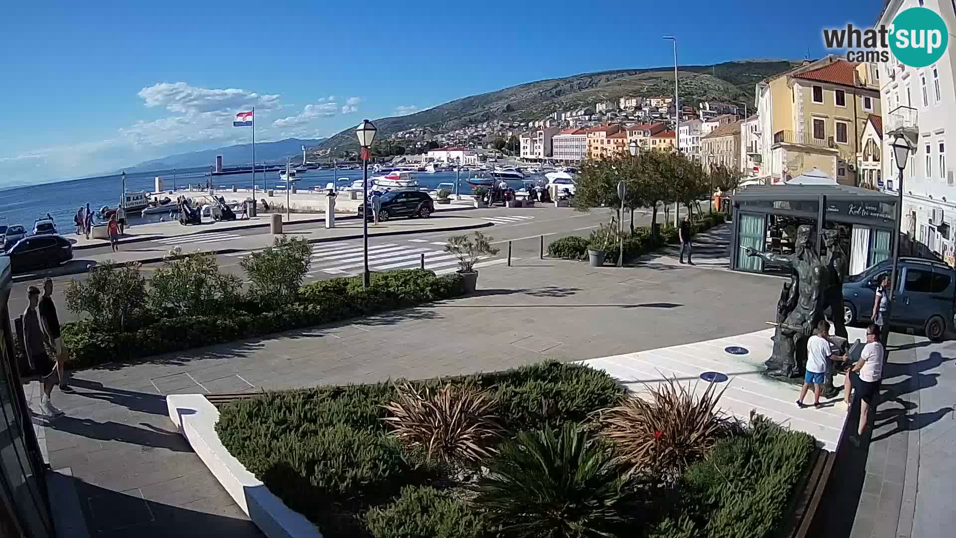 Live webcam Senj riva – seafront – Croatia