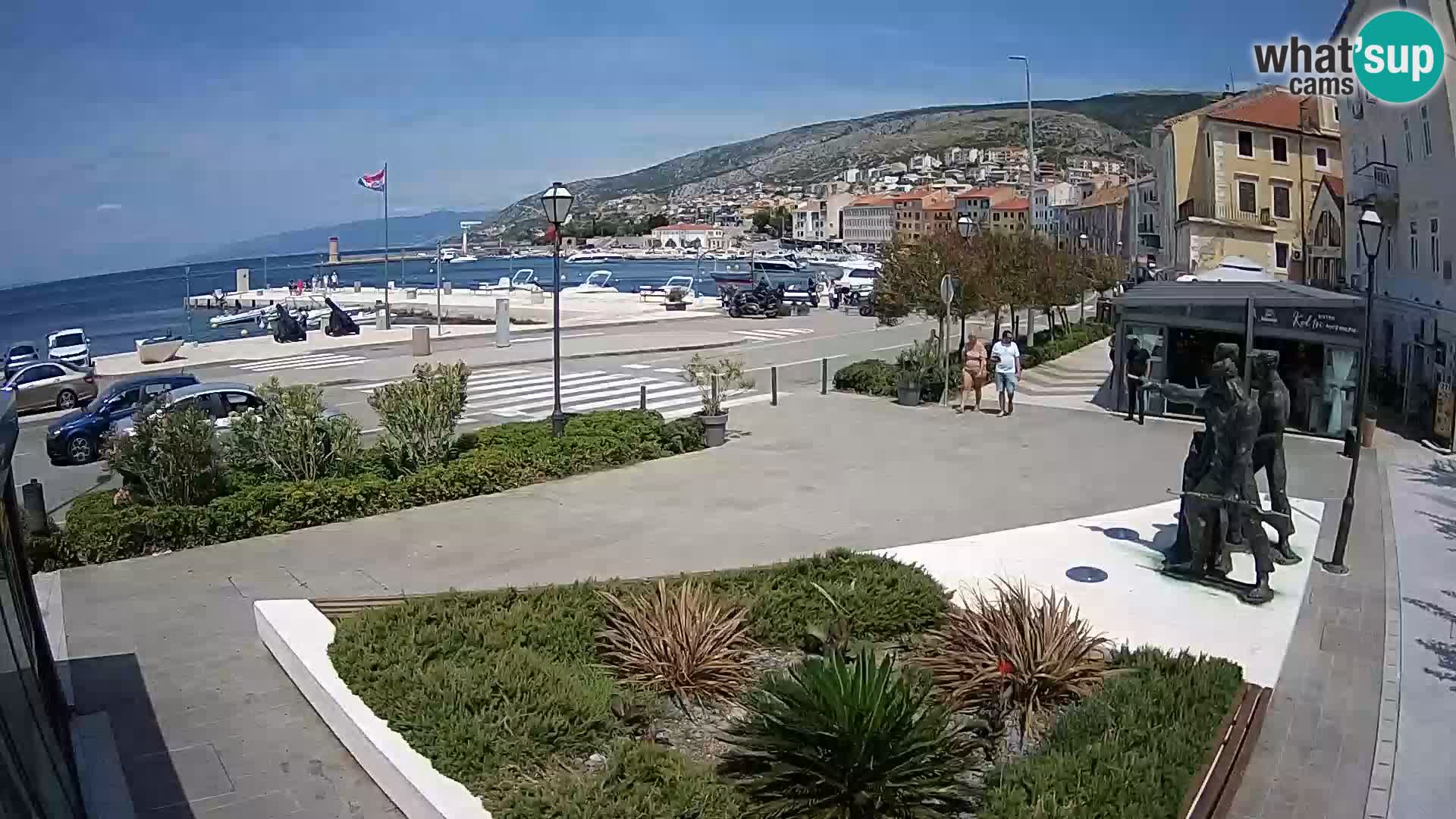Live-Webcam Senj Riva – direkt am Meer – Kroatien