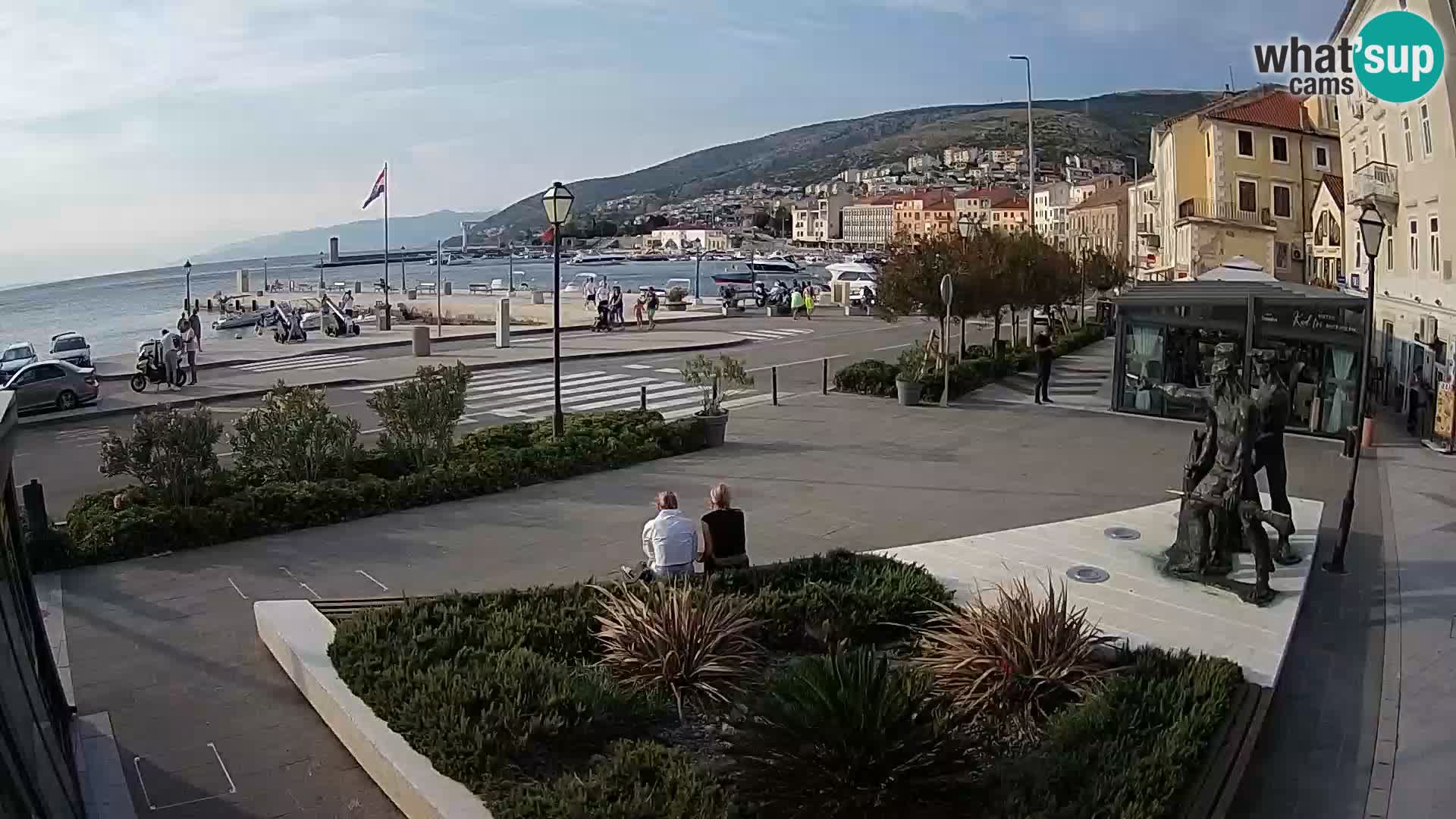 Spletna kamera v živo Senj riva – Hrvaška
