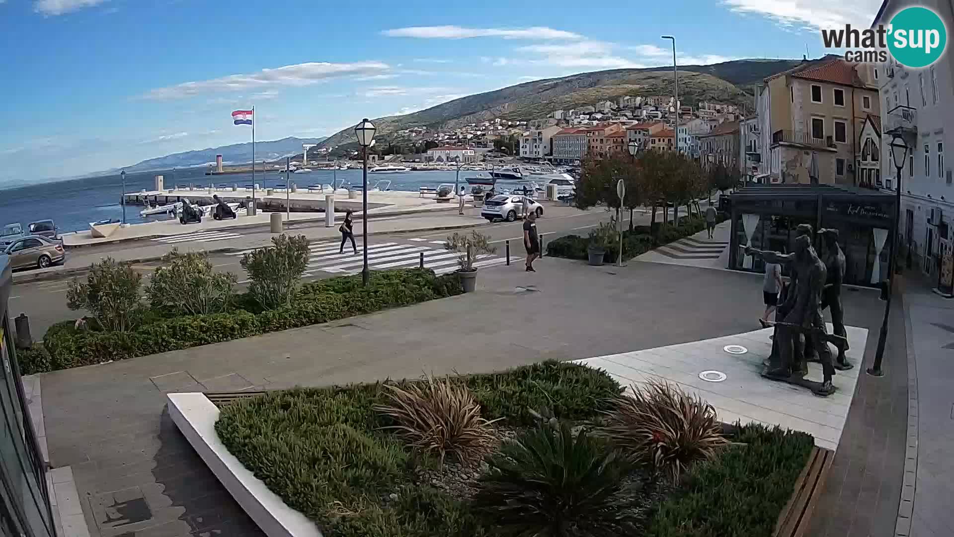 Live webcam Senj riva – seafront – Croatia