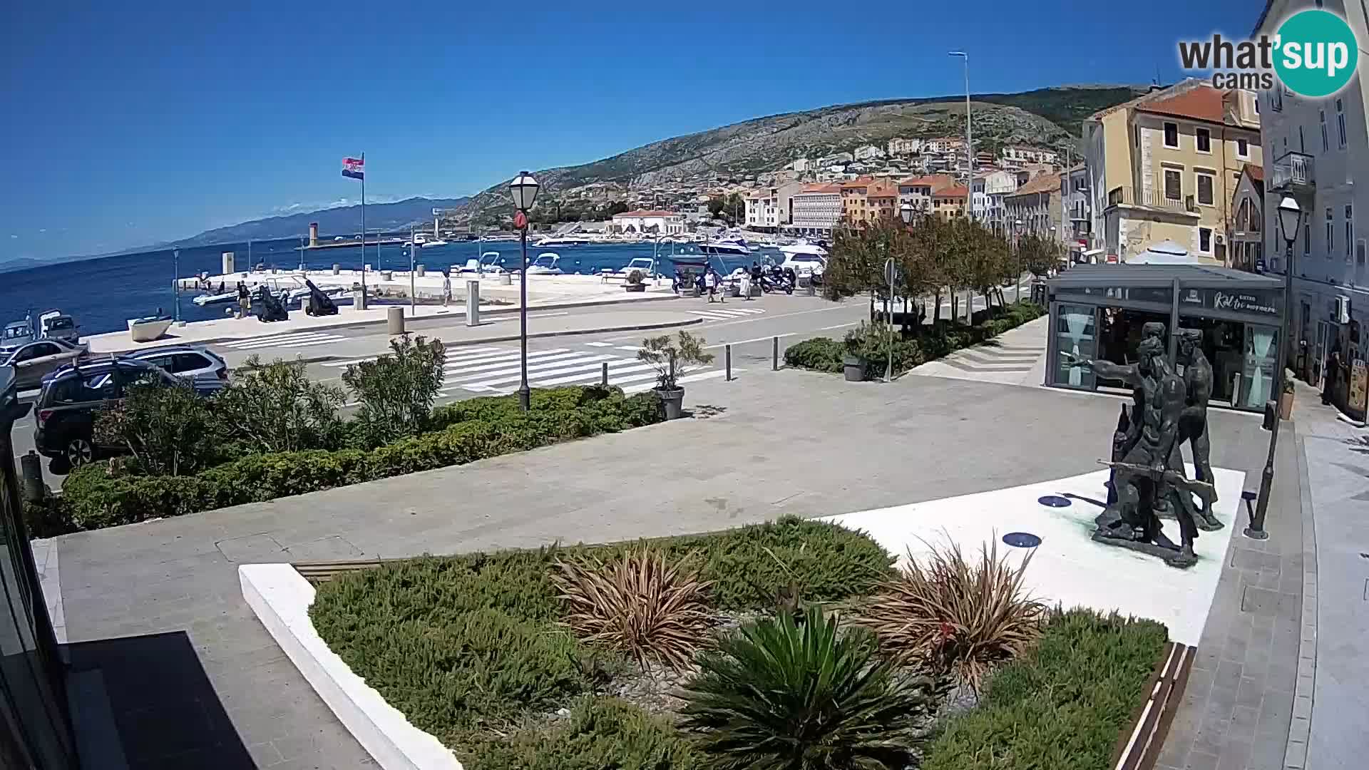 Live webcam Senj riva – fronte mare