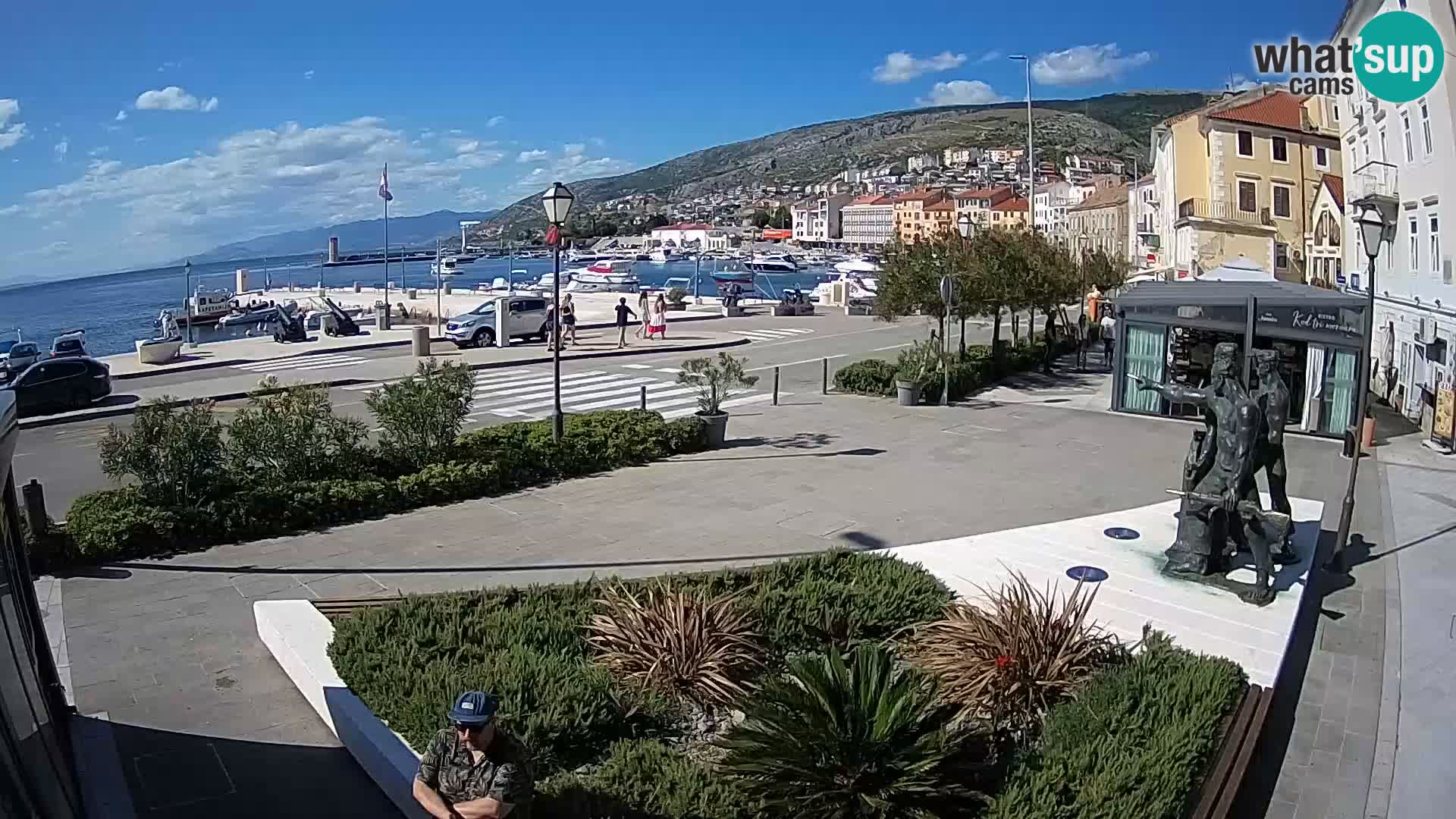 Spletna kamera v živo Senj riva – Hrvaška