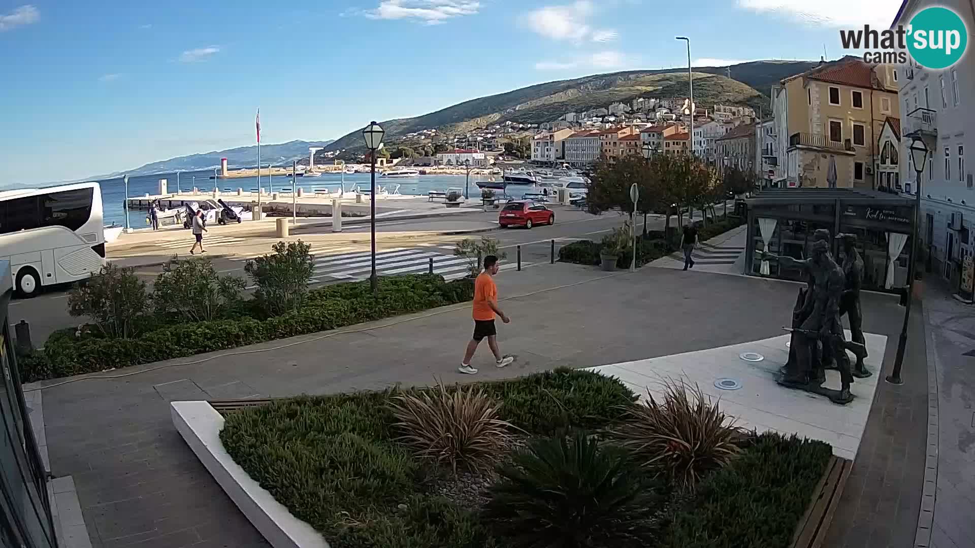 Live webcam Senj riva – seafront – Croatia