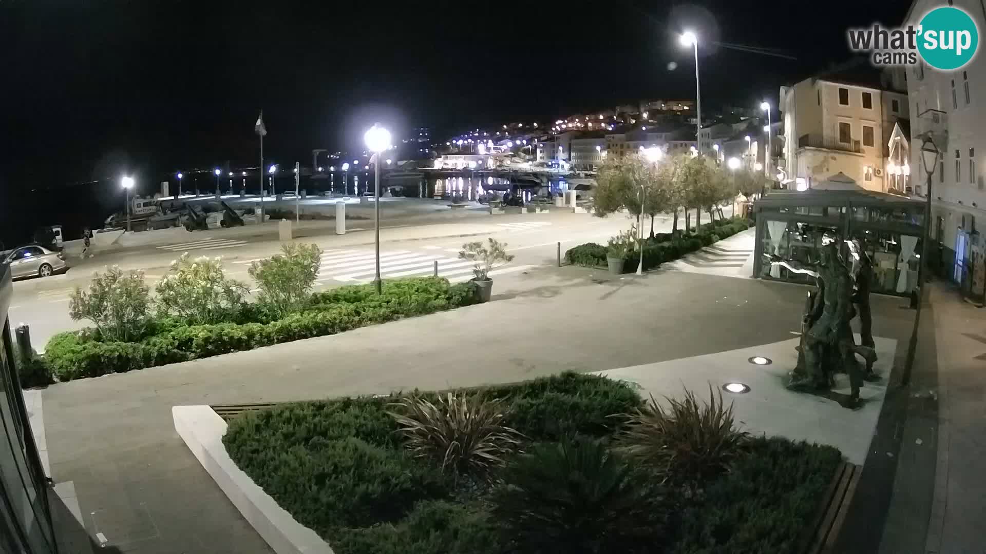 Live-Webcam Senj Riva – direkt am Meer – Kroatien