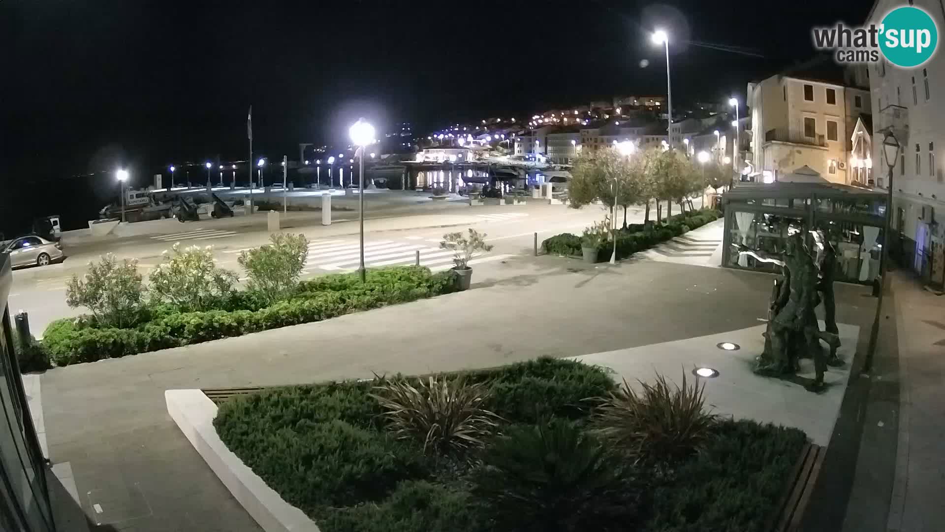 Live-Webcam Senj Riva – direkt am Meer – Kroatien
