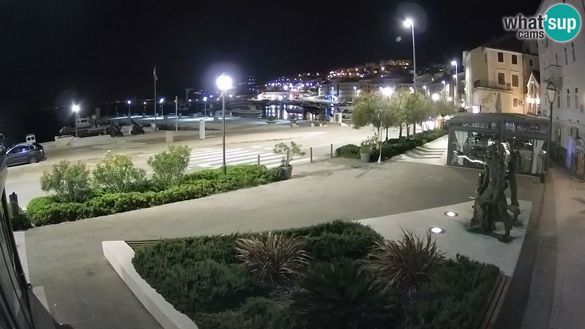 Live-Webcam Senj Riva – direkt am Meer – Kroatien