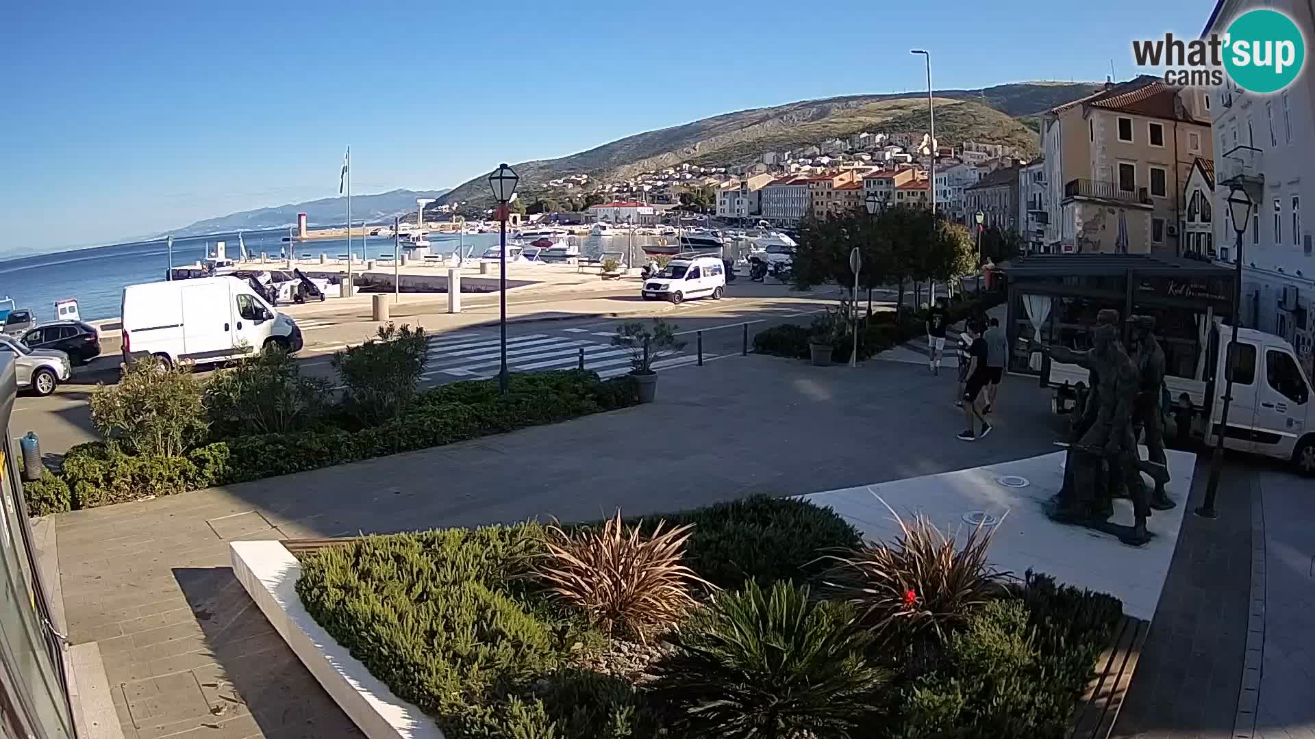 Live-Webcam Senj Riva – direkt am Meer – Kroatien