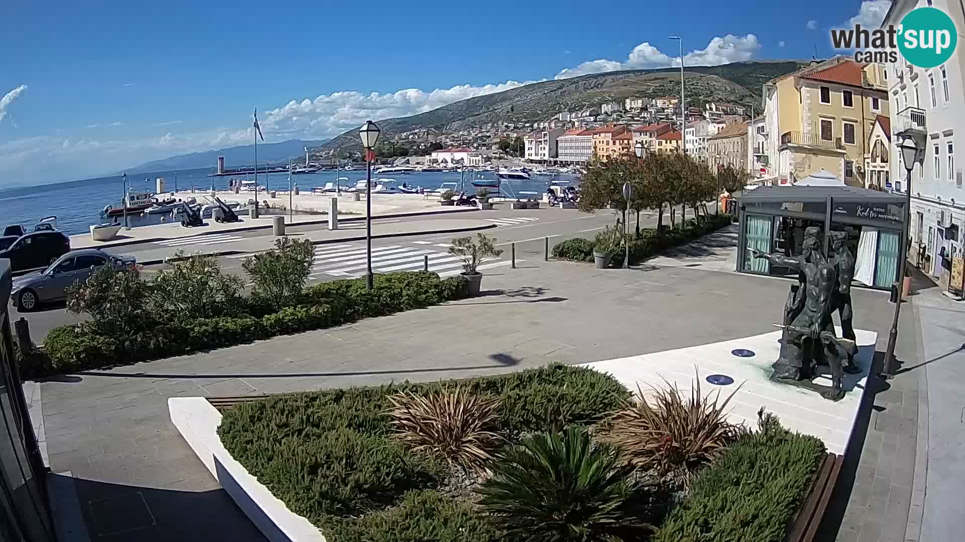 Spletna kamera v živo Senj riva – Hrvaška