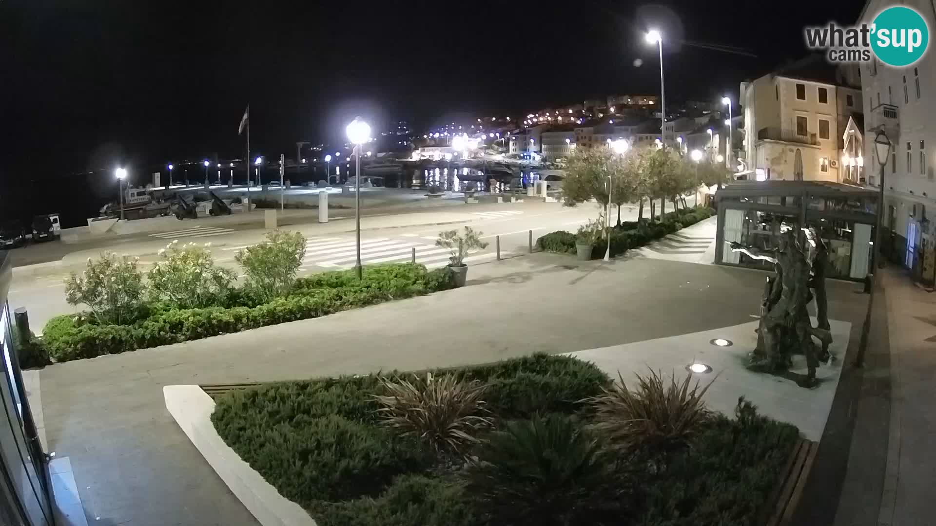Live webcam Senj riva – fronte mare