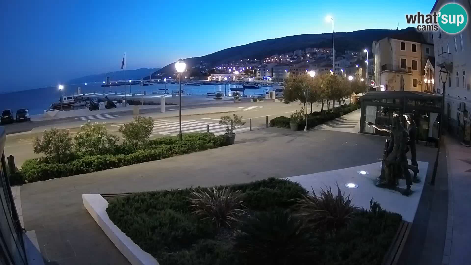 Live webcam Senj riva – seafront – Croatia