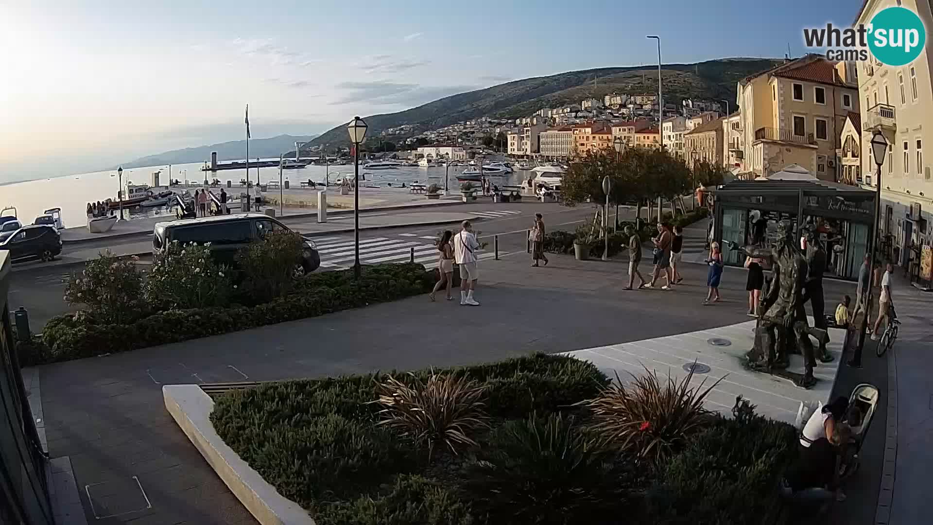 Live webcam Senj riva – seafront – Croatia