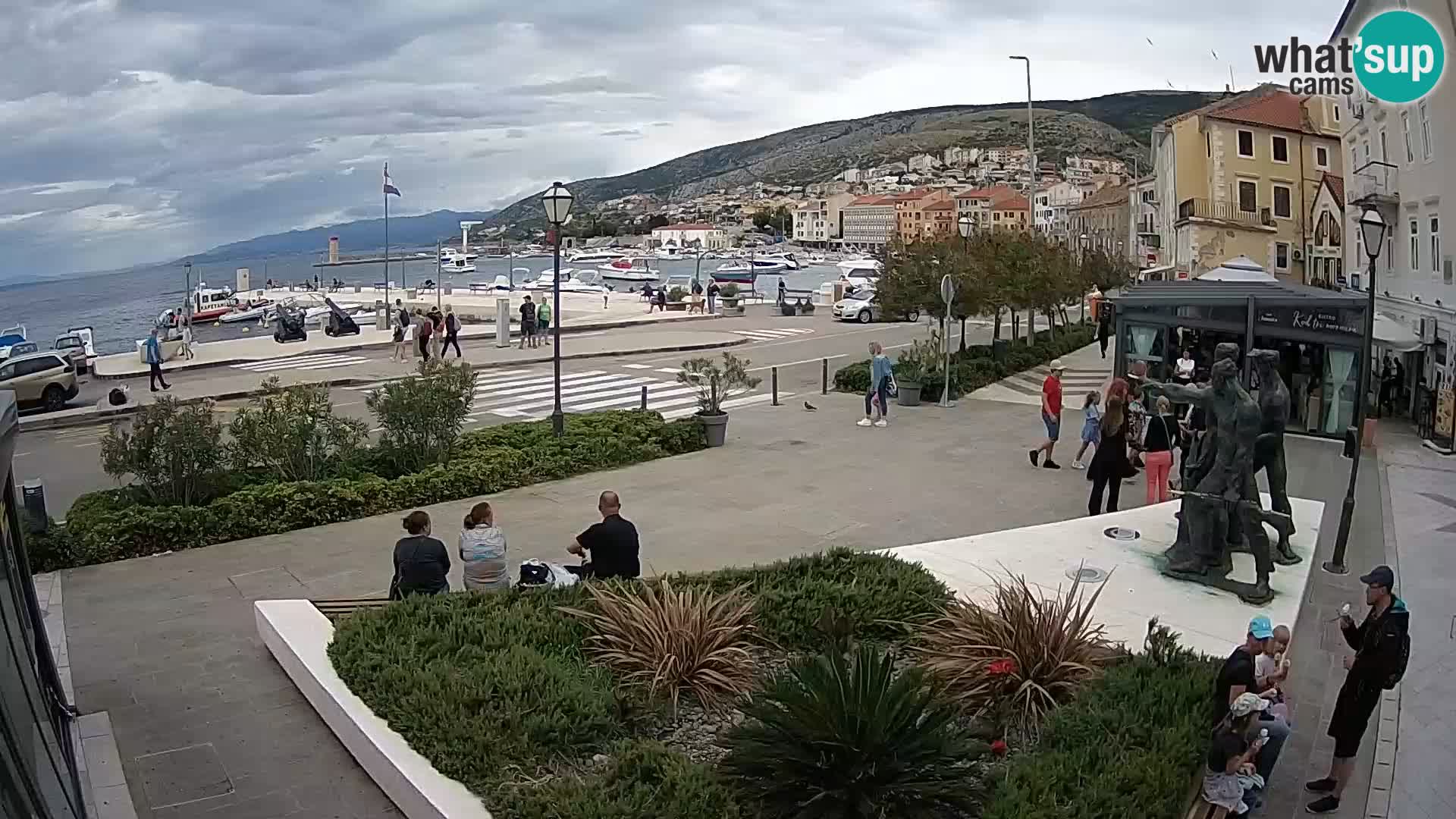 Live webcam Senj riva – fronte mare