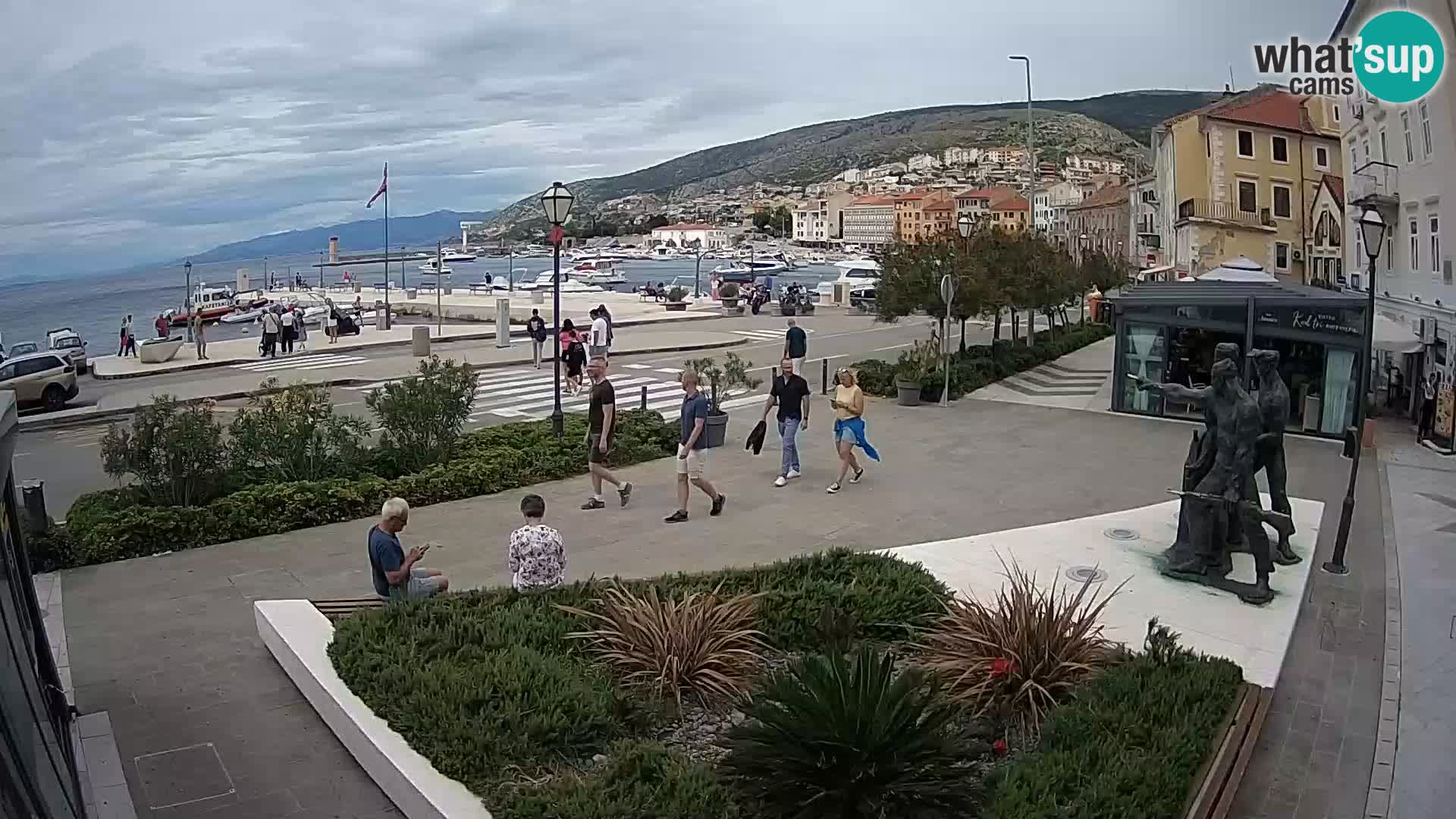 Live webcam Senj riva – seafront – Croatia