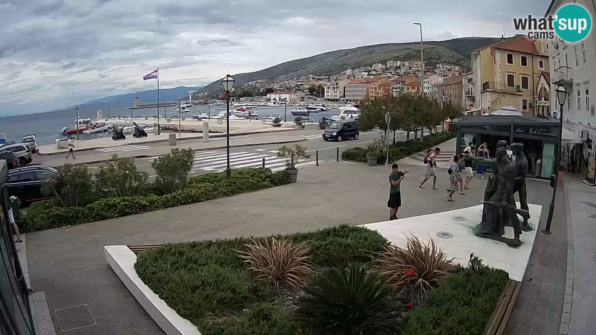 Live webcam Senj riva – fronte mare
