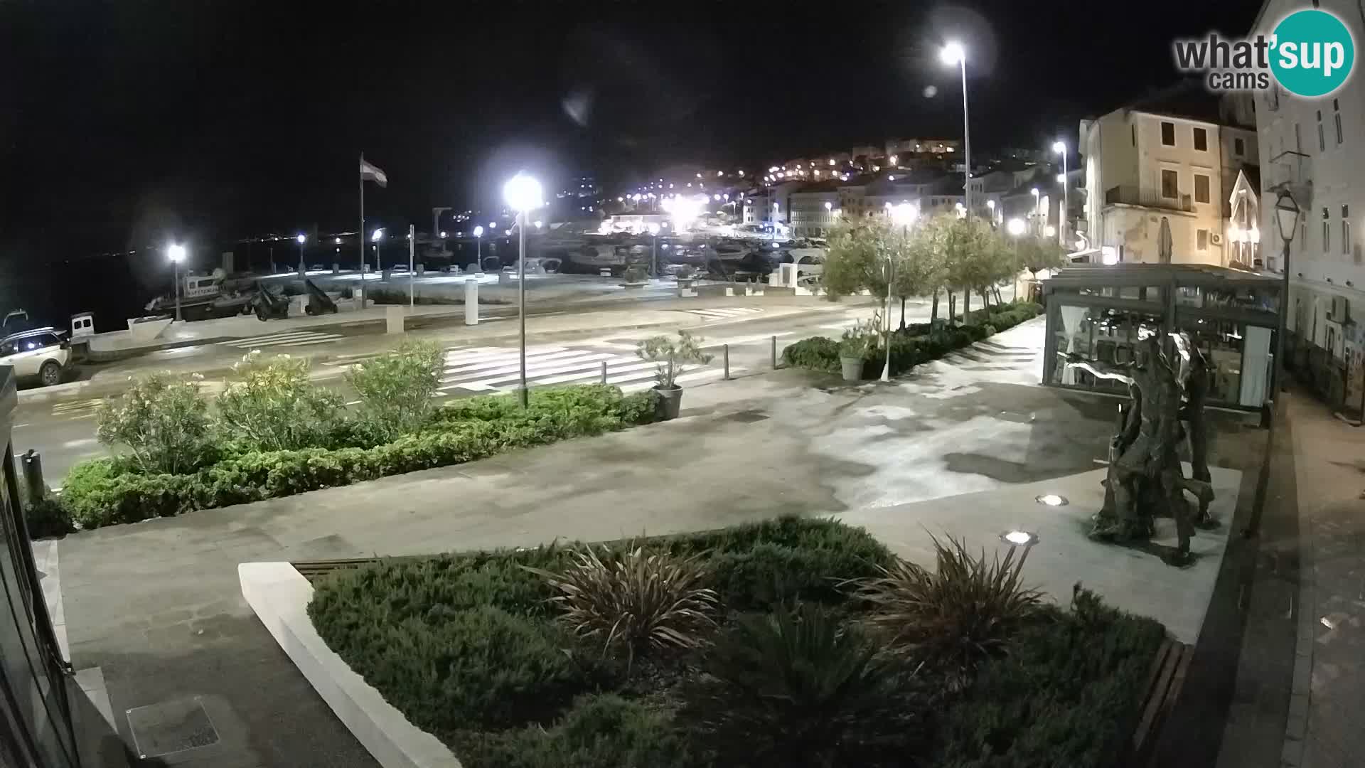 Live webcam Senj riva – fronte mare