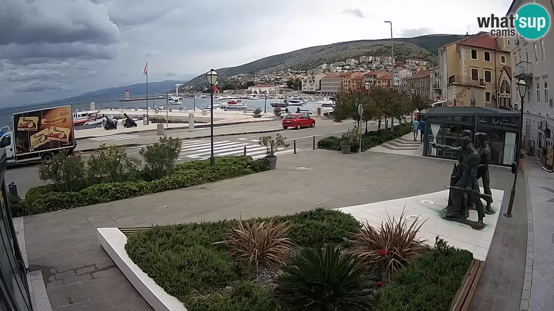 Live webcam Senj riva – fronte mare