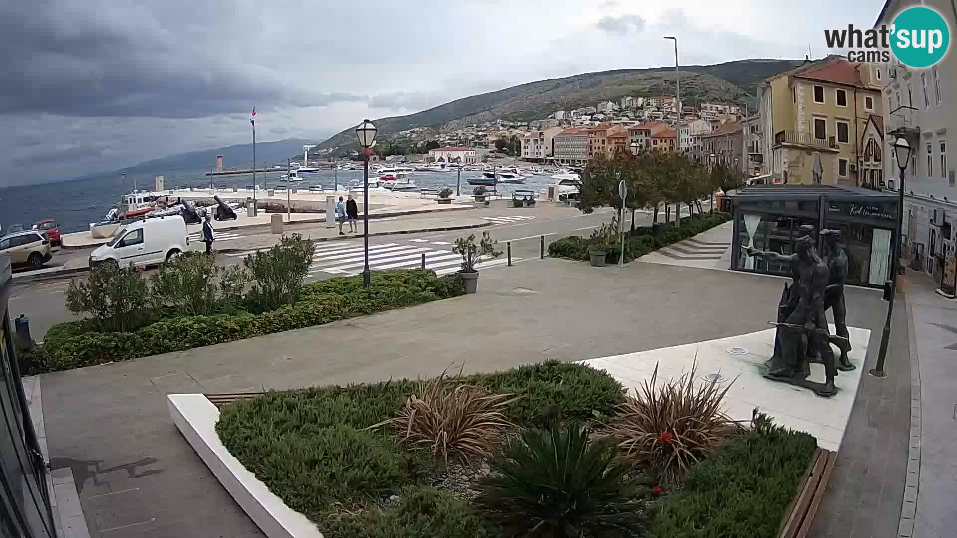 Live-Webcam Senj Riva – direkt am Meer – Kroatien