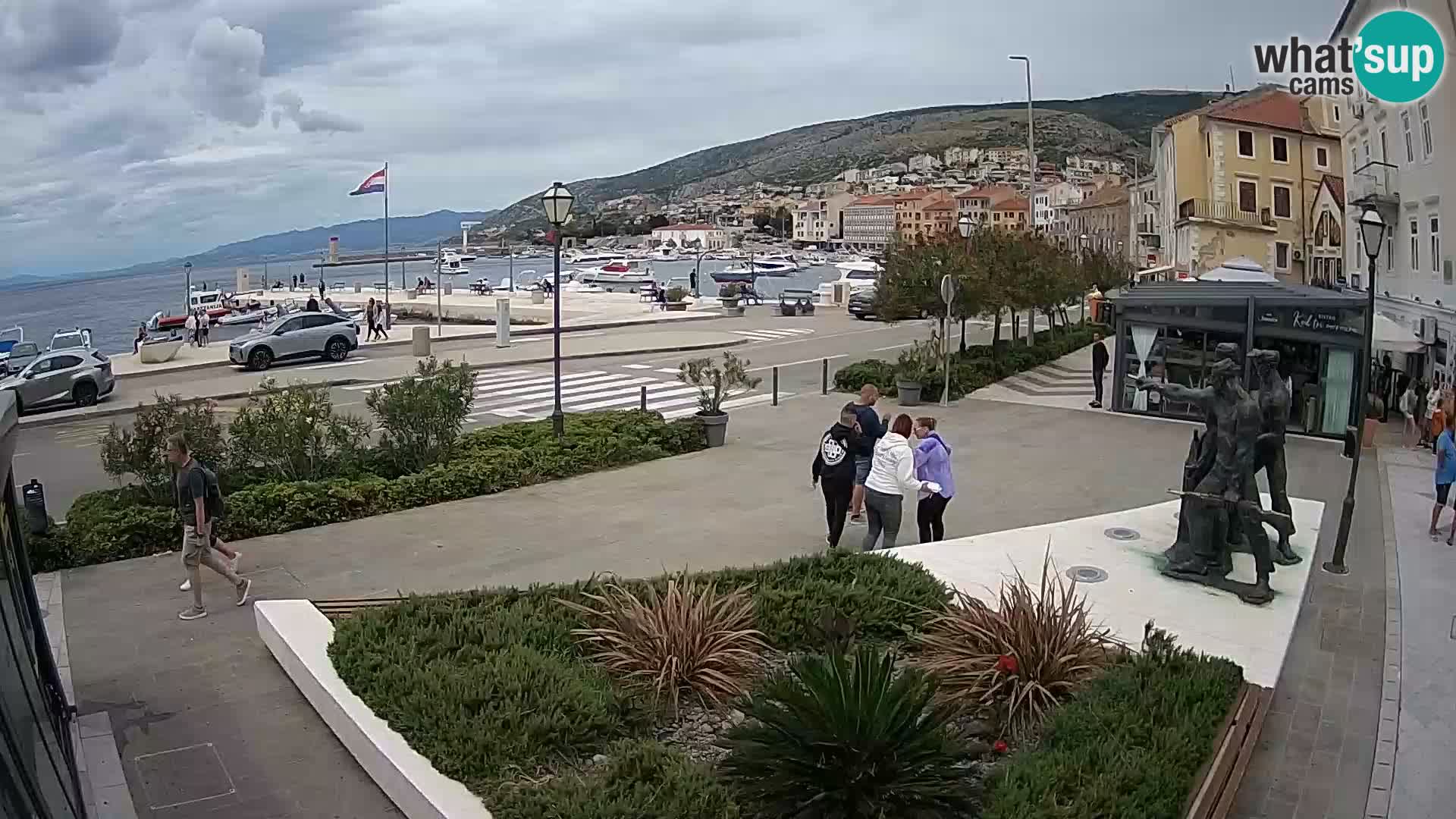 Live webcam Senj riva – fronte mare