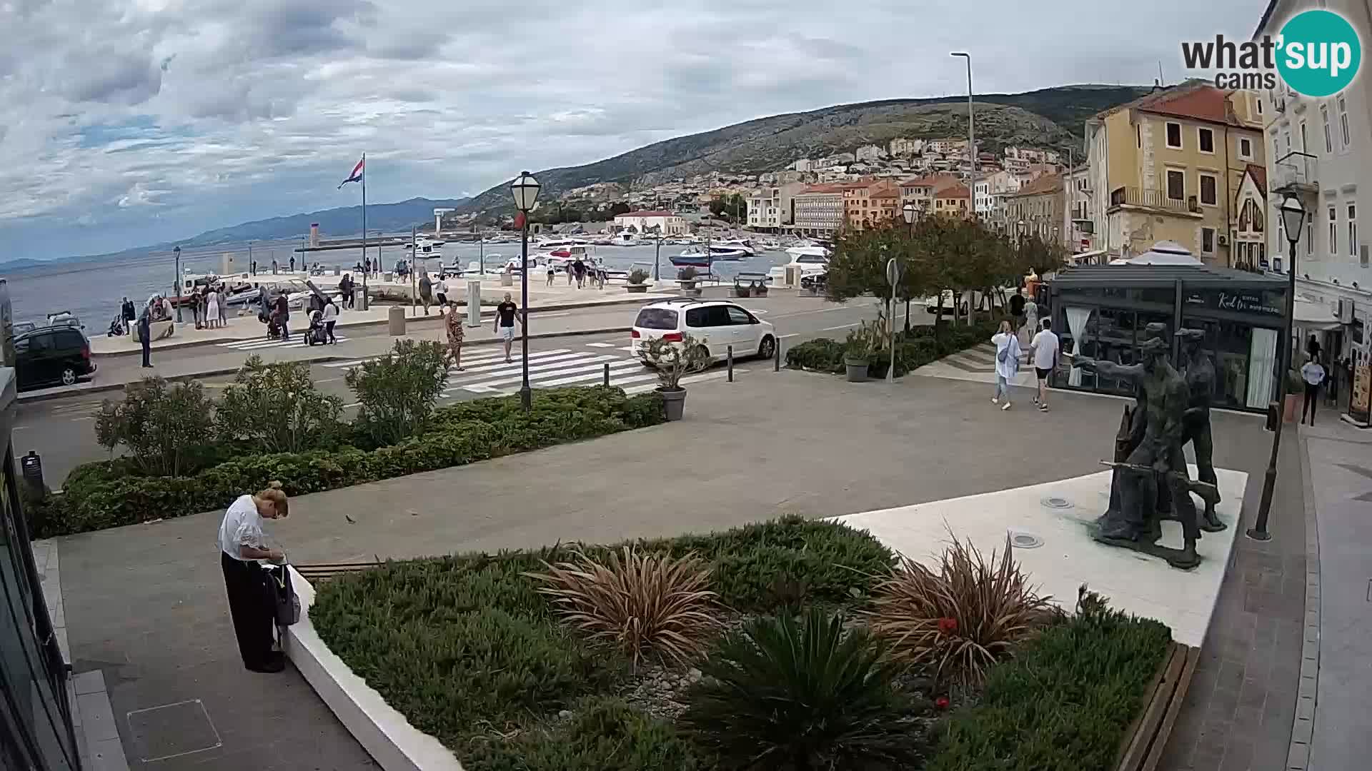 Live webcam Senj riva – seafront – Croatia