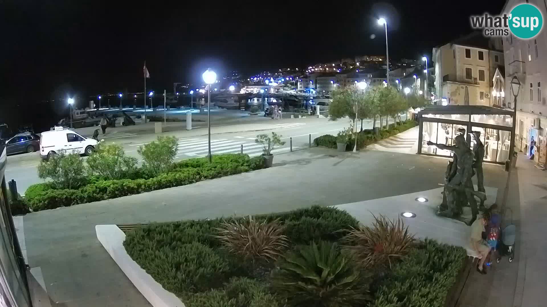 Live webcam Senj riva – seafront – Croatia