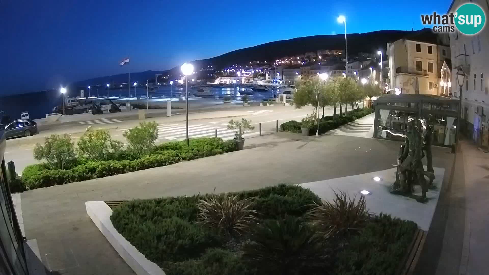 Webcam en vivo Senj riva – paseo marítimo