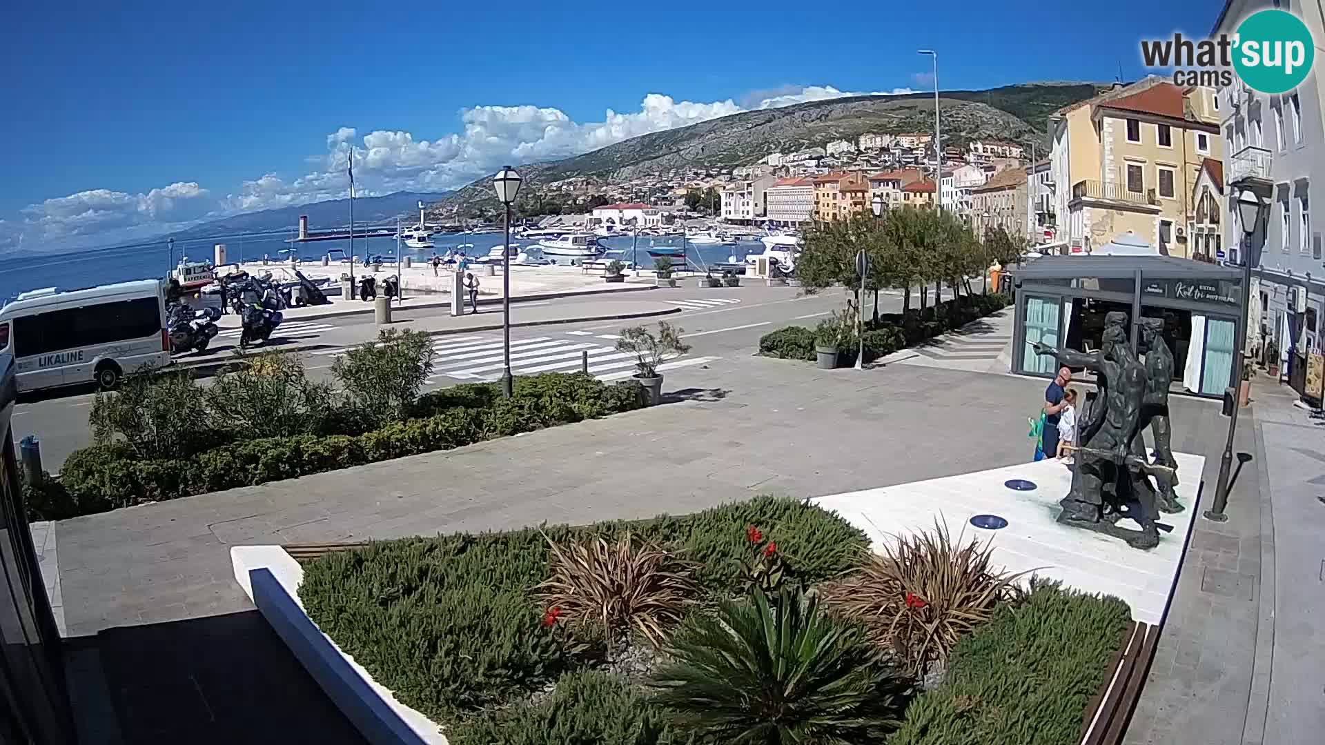 Spletna kamera v živo Senj riva – Hrvaška
