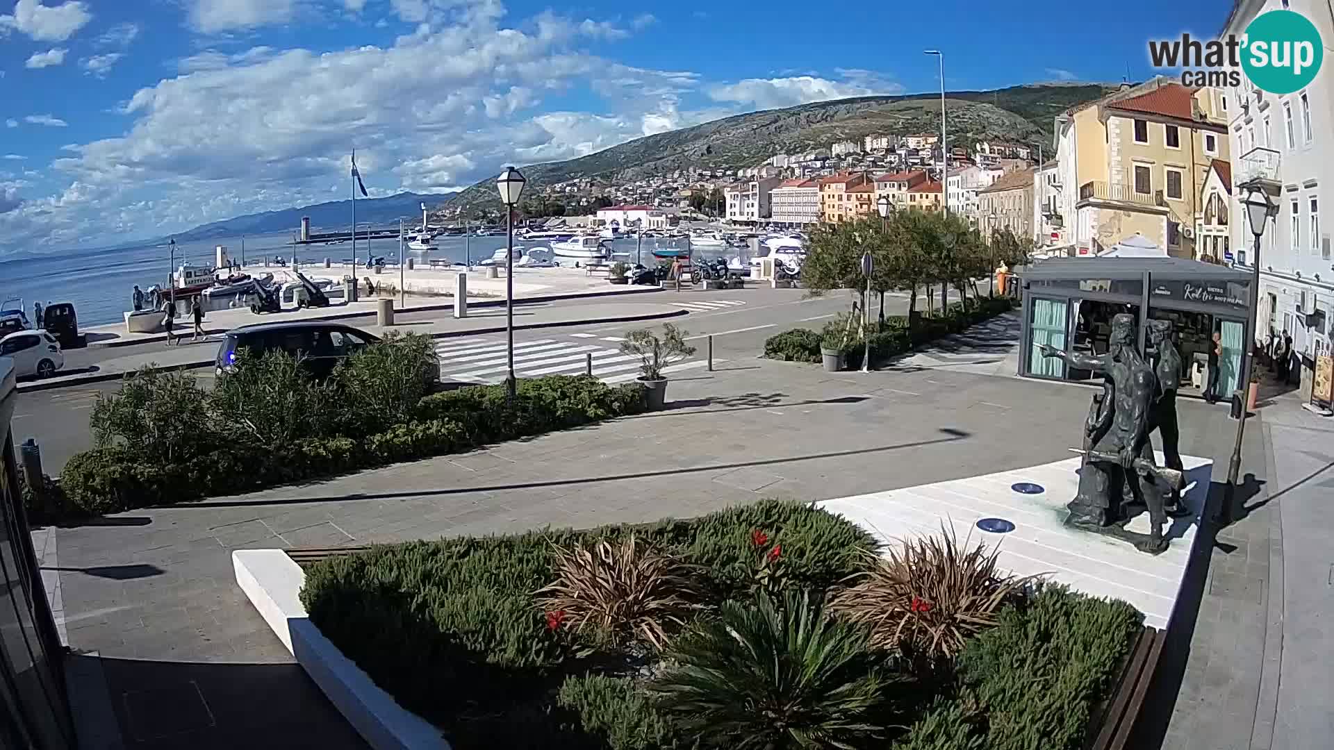 Spletna kamera v živo Senj riva – Hrvaška