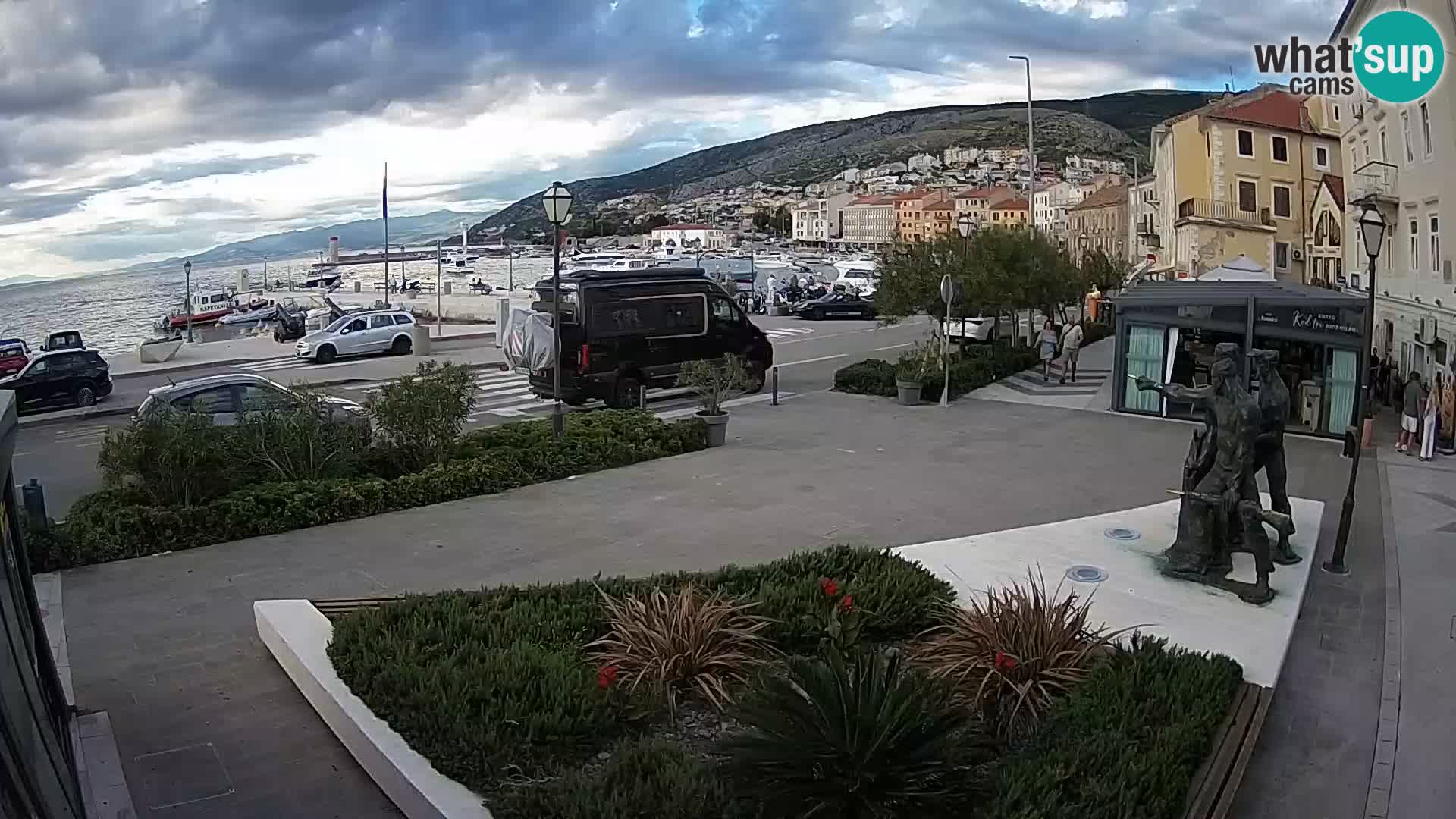 Spletna kamera v živo Senj riva – Hrvaška