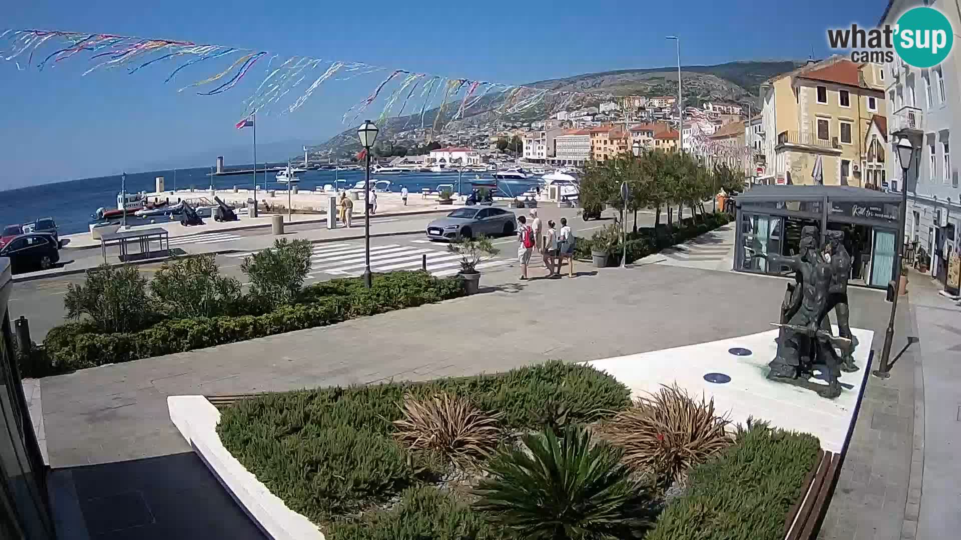 Live-Webcam Senj Riva – direkt am Meer – Kroatien