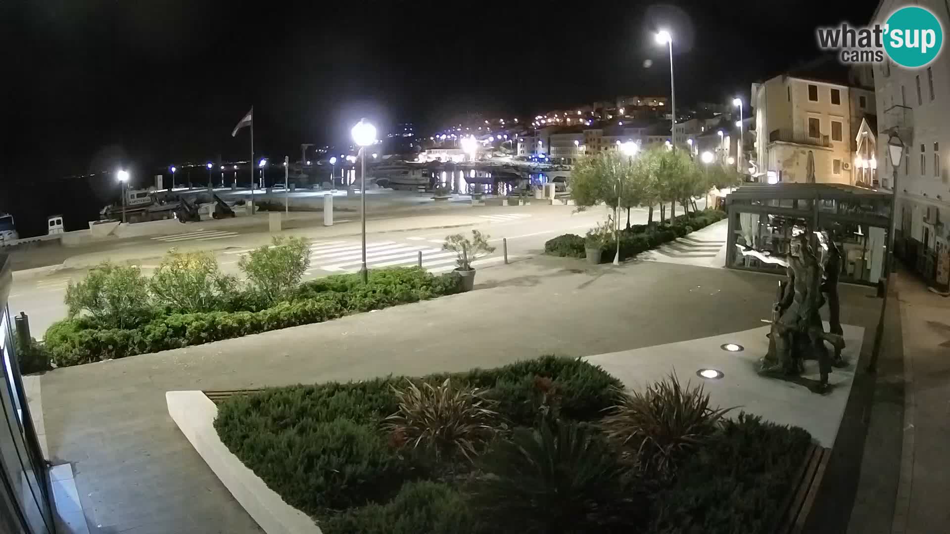 Live-Webcam Senj Riva – direkt am Meer – Kroatien