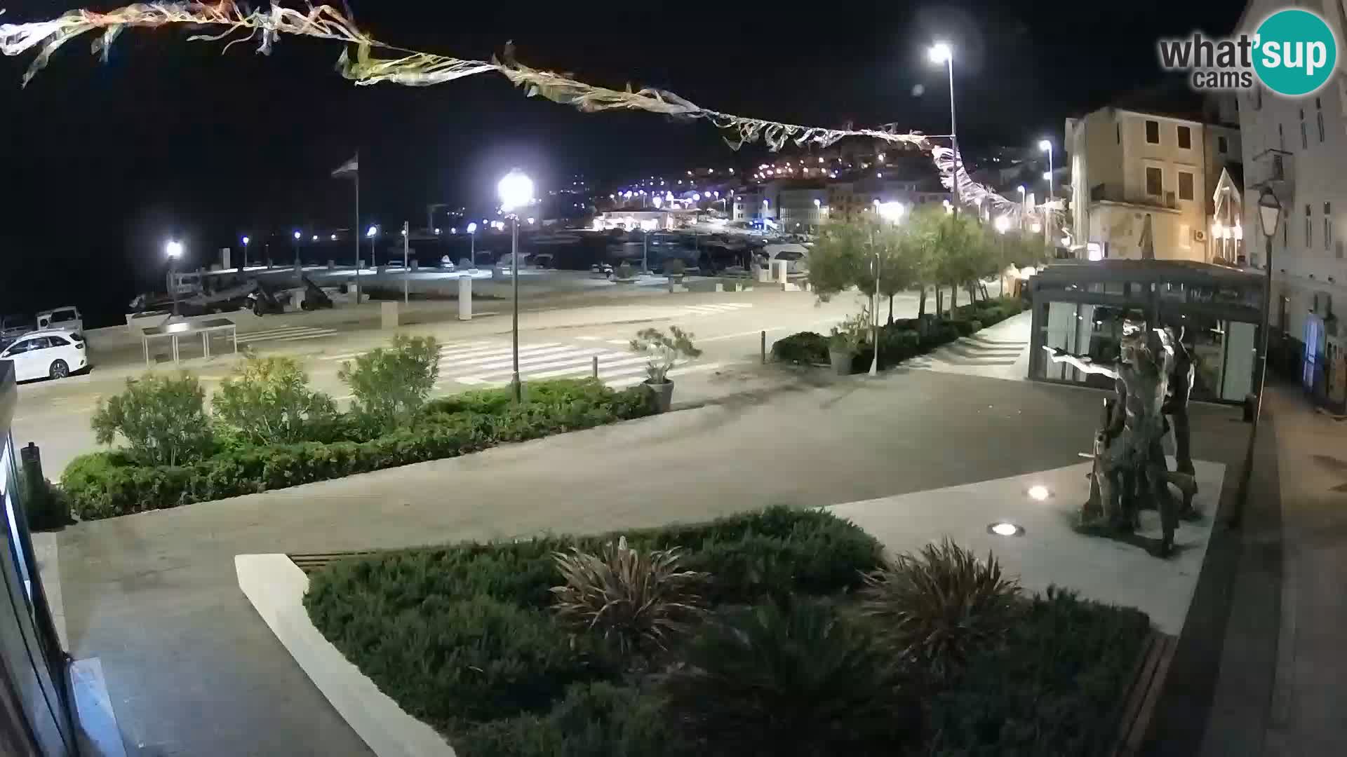 Live-Webcam Senj Riva – direkt am Meer – Kroatien