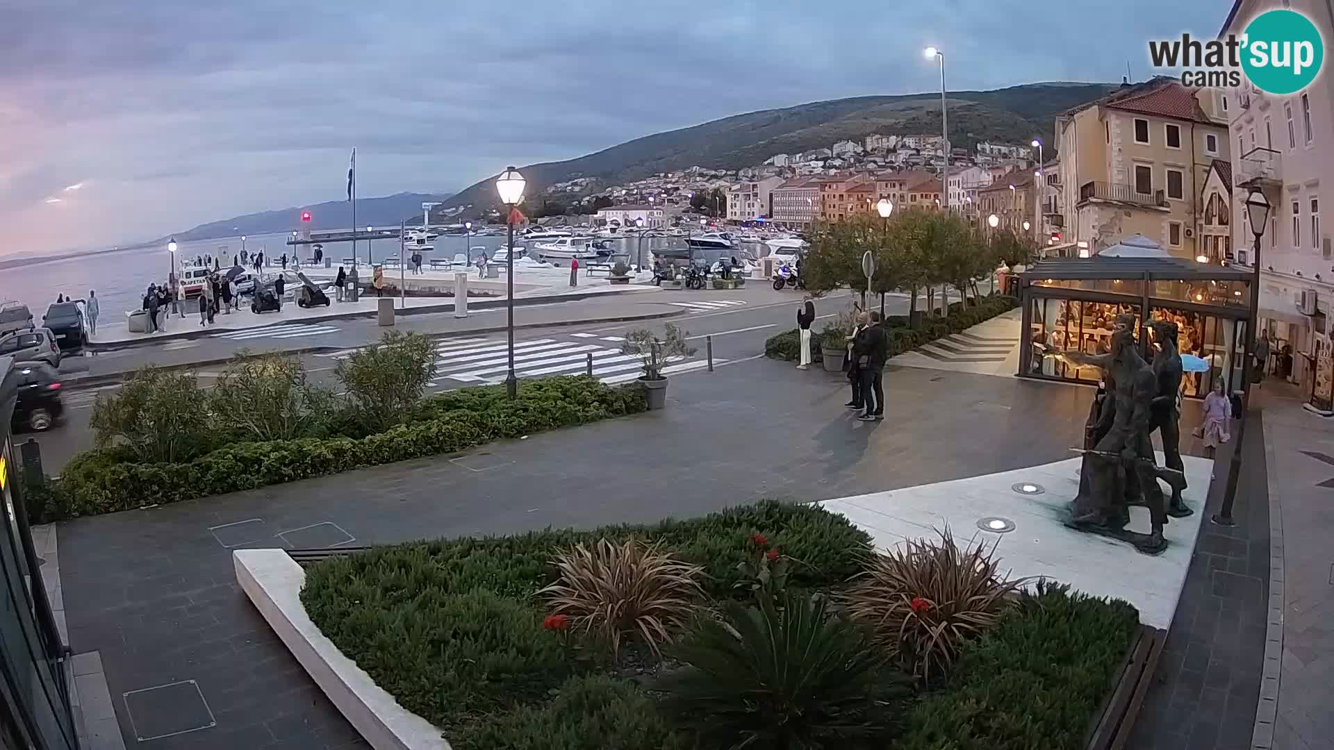 Spletna kamera v živo Senj riva – Hrvaška