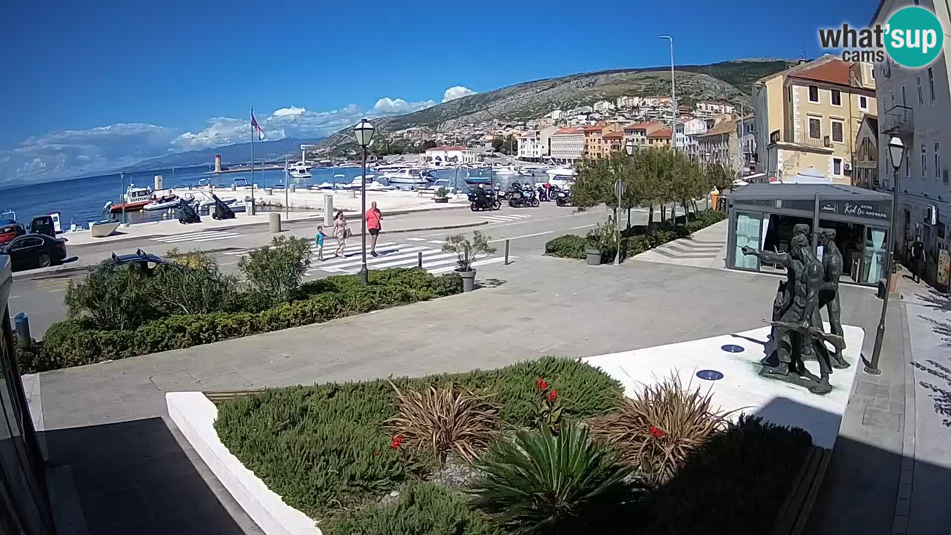 Live-Webcam Senj Riva – direkt am Meer – Kroatien