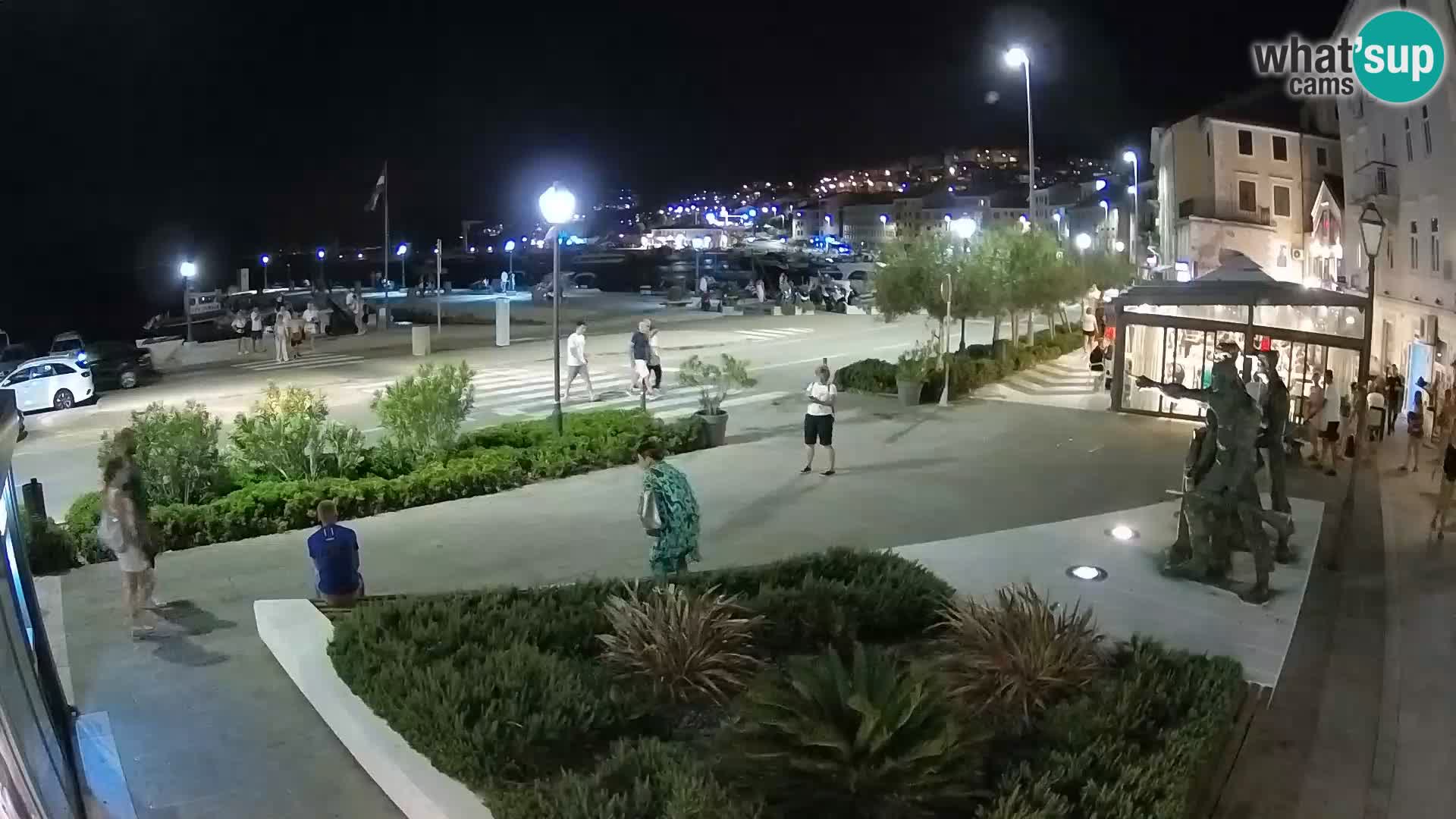 Live-Webcam Senj Riva – direkt am Meer – Kroatien