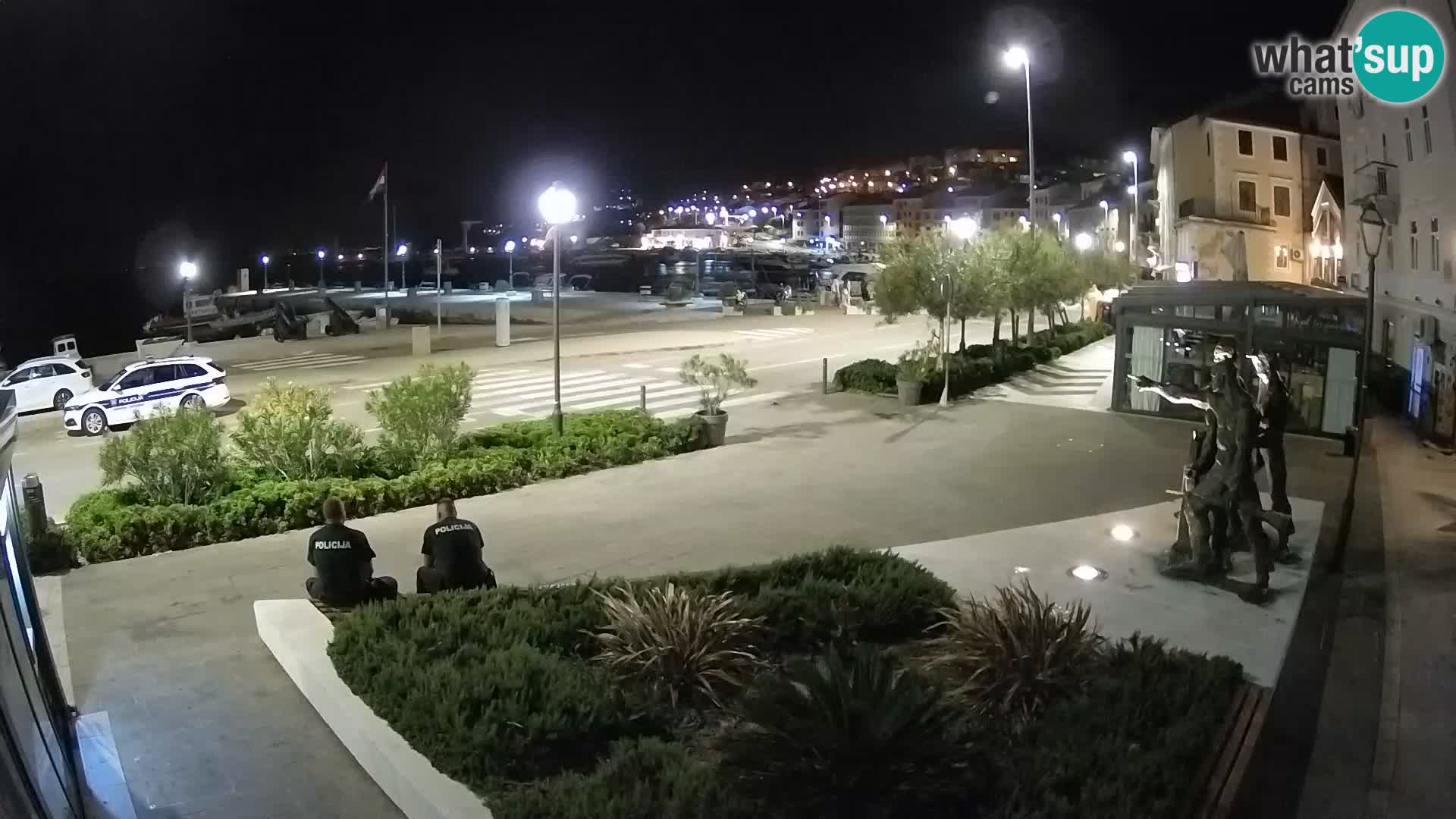 Live-Webcam Senj Riva – direkt am Meer – Kroatien