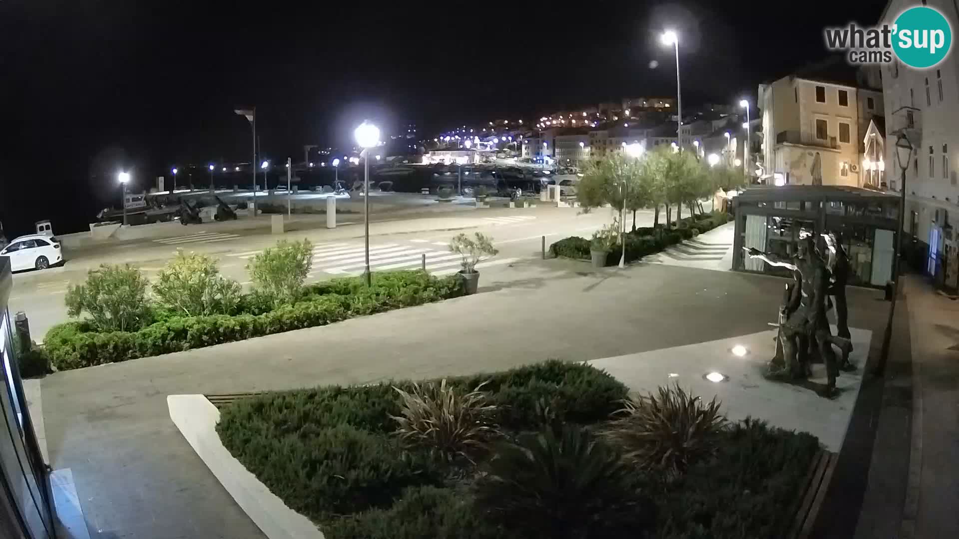 Live-Webcam Senj Riva – direkt am Meer – Kroatien