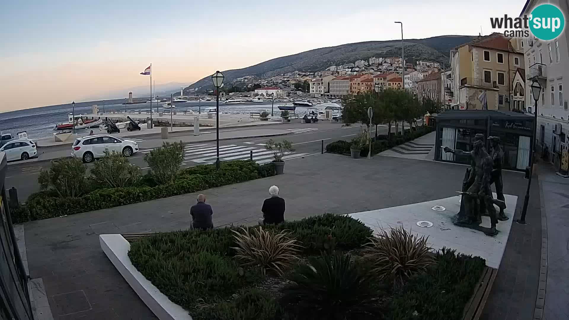 Live-Webcam Senj Riva – direkt am Meer – Kroatien