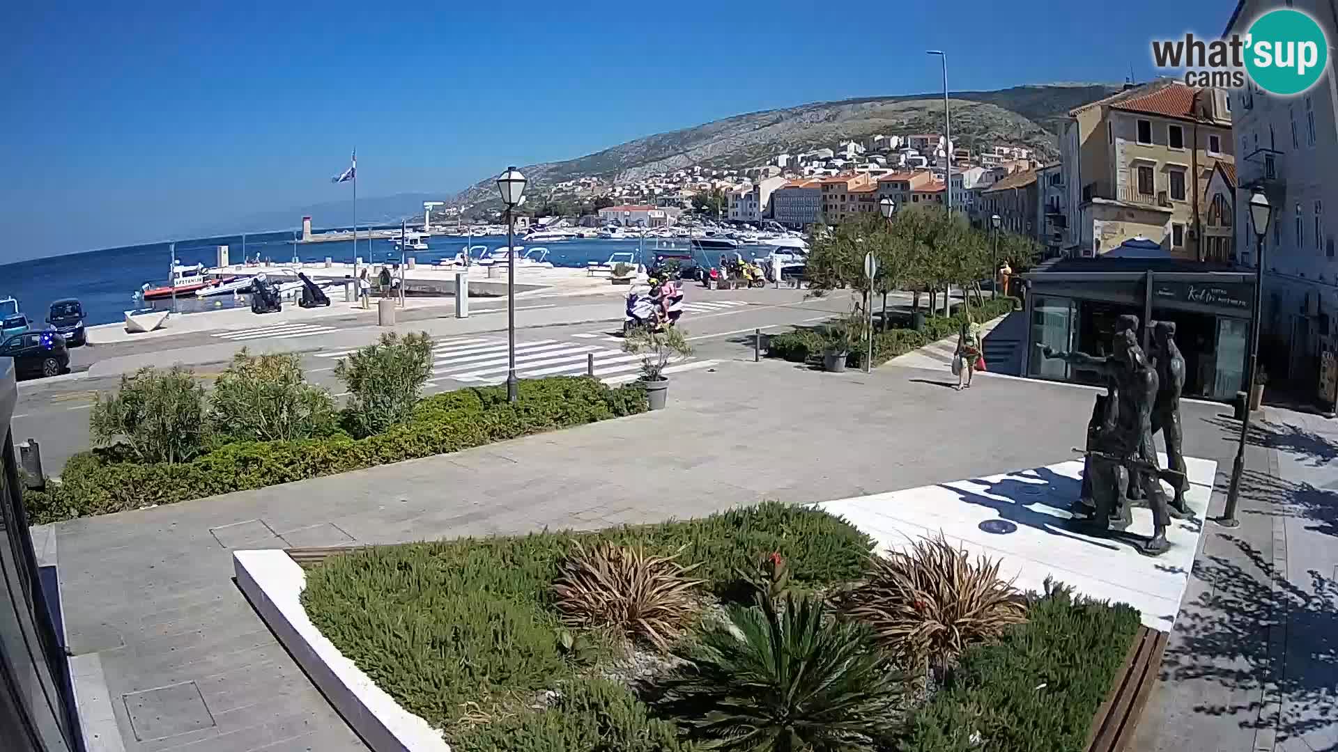 Live webcam Senj riva – seafront – Croatia