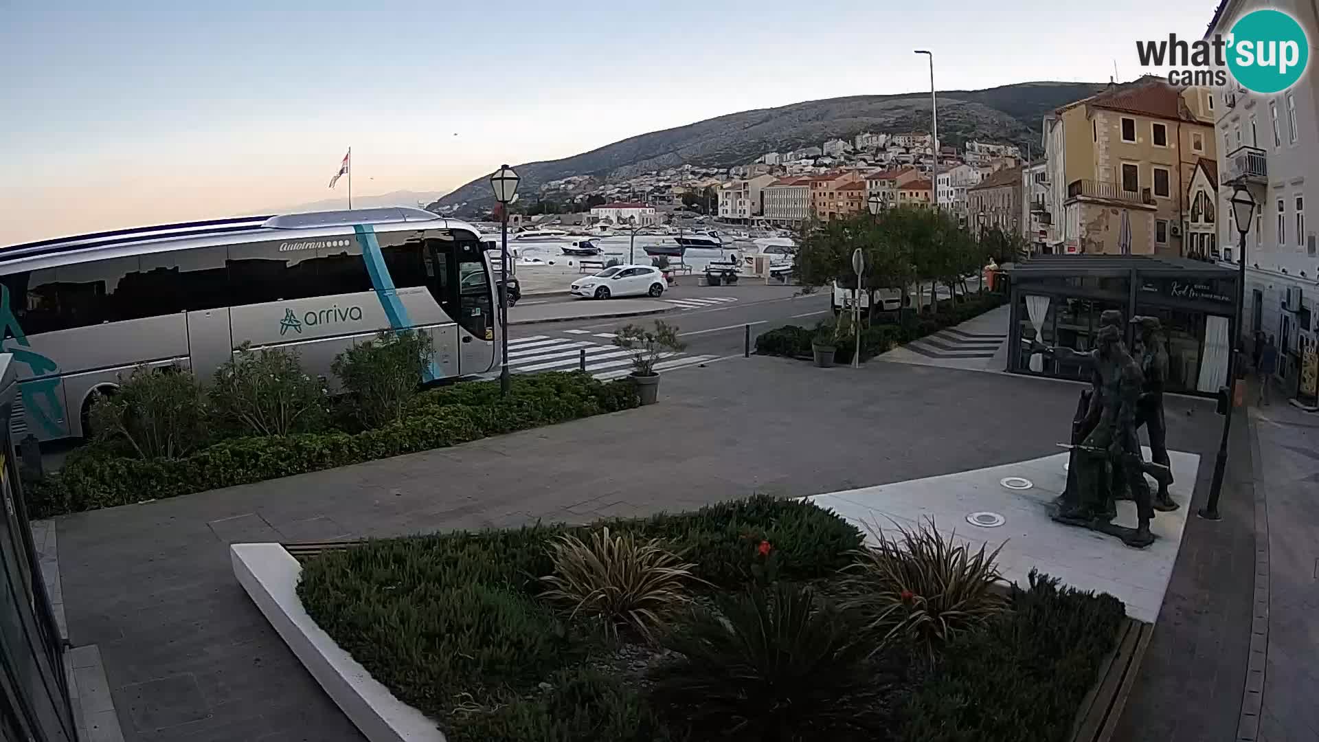 Live webcam Senj riva – seafront – Croatia
