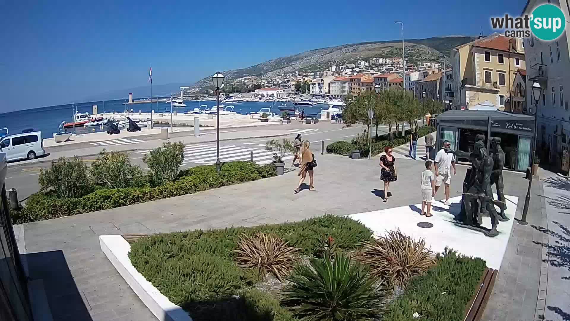 Webcam en vivo Senj riva – paseo marítimo