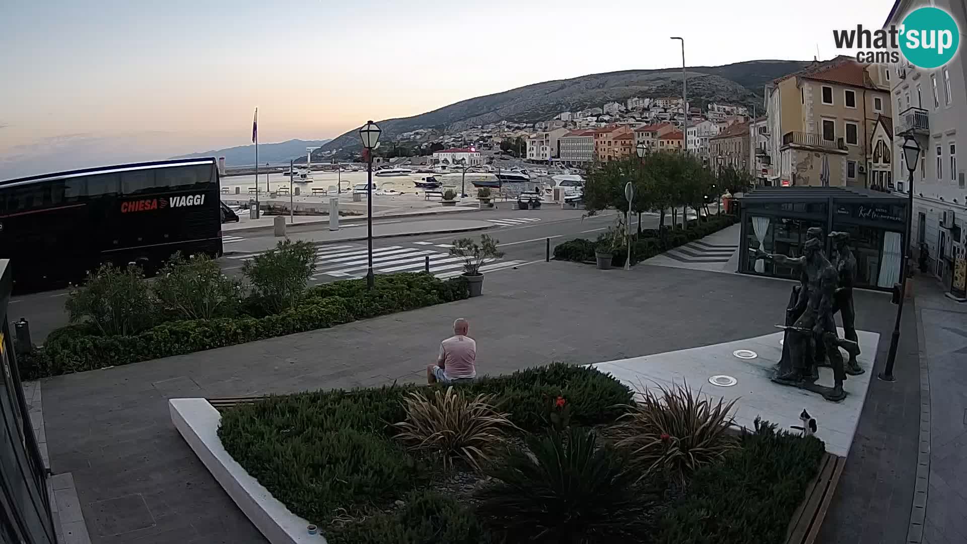 Live-Webcam Senj Riva – direkt am Meer – Kroatien