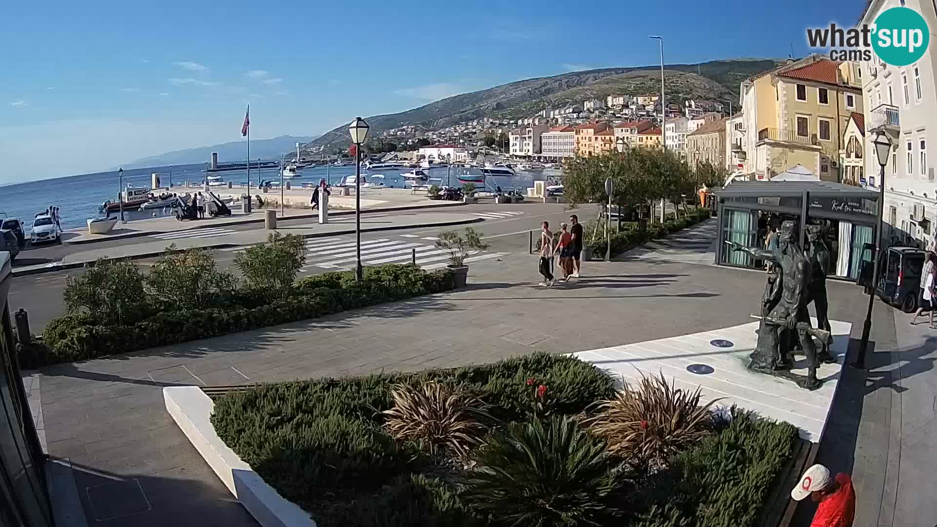 Live-Webcam Senj Riva – direkt am Meer – Kroatien