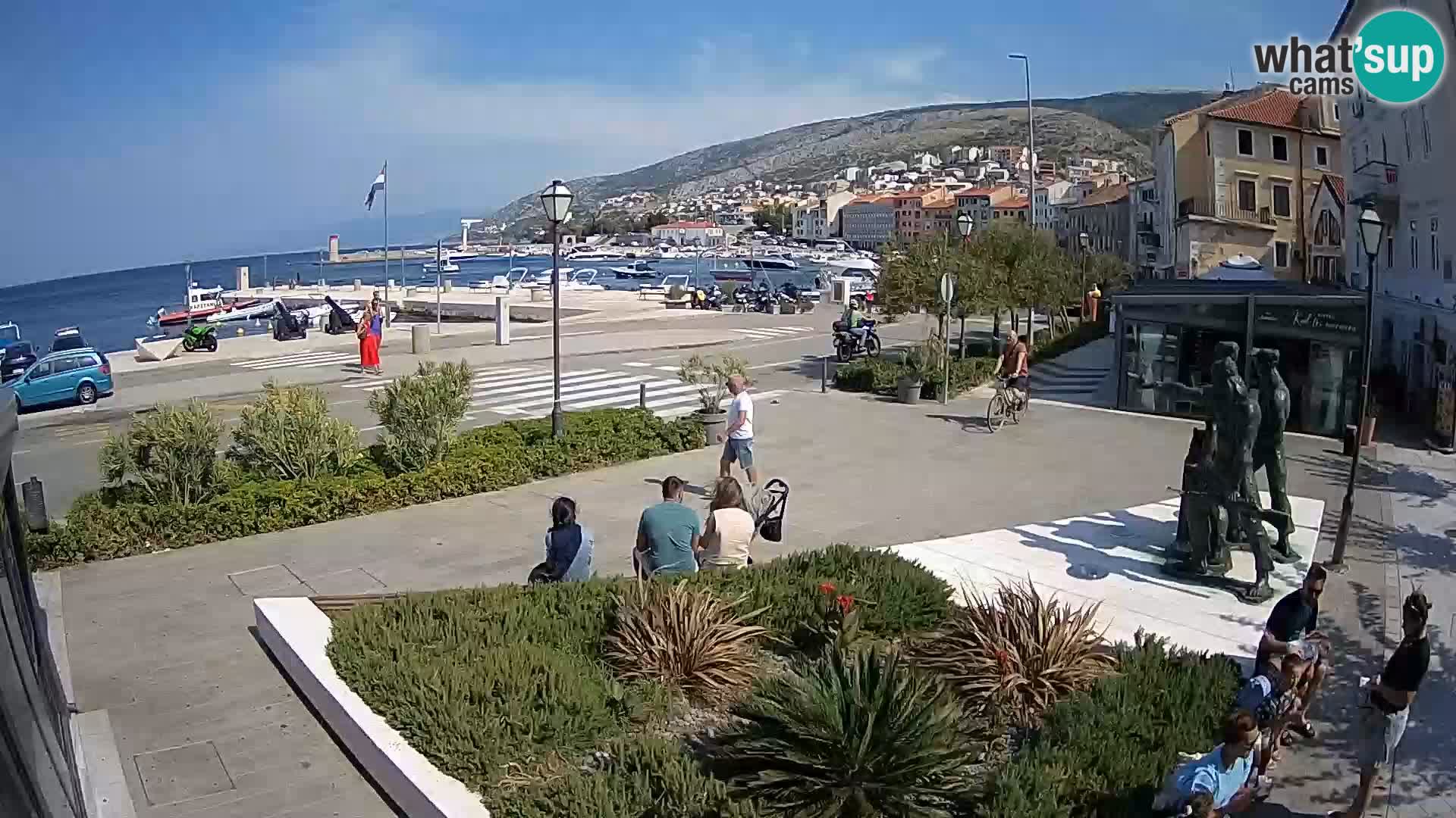 Live webcam Senj riva – fronte mare