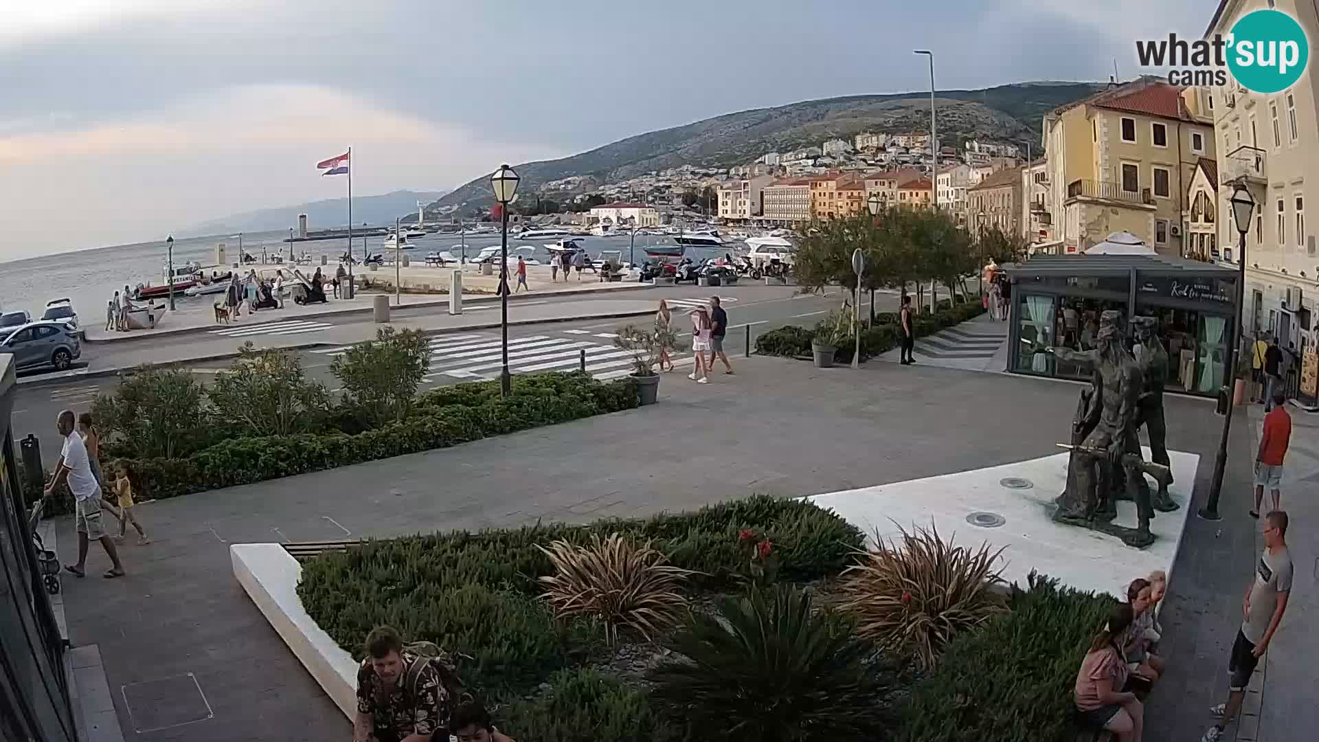 Spletna kamera v živo Senj riva – Hrvaška